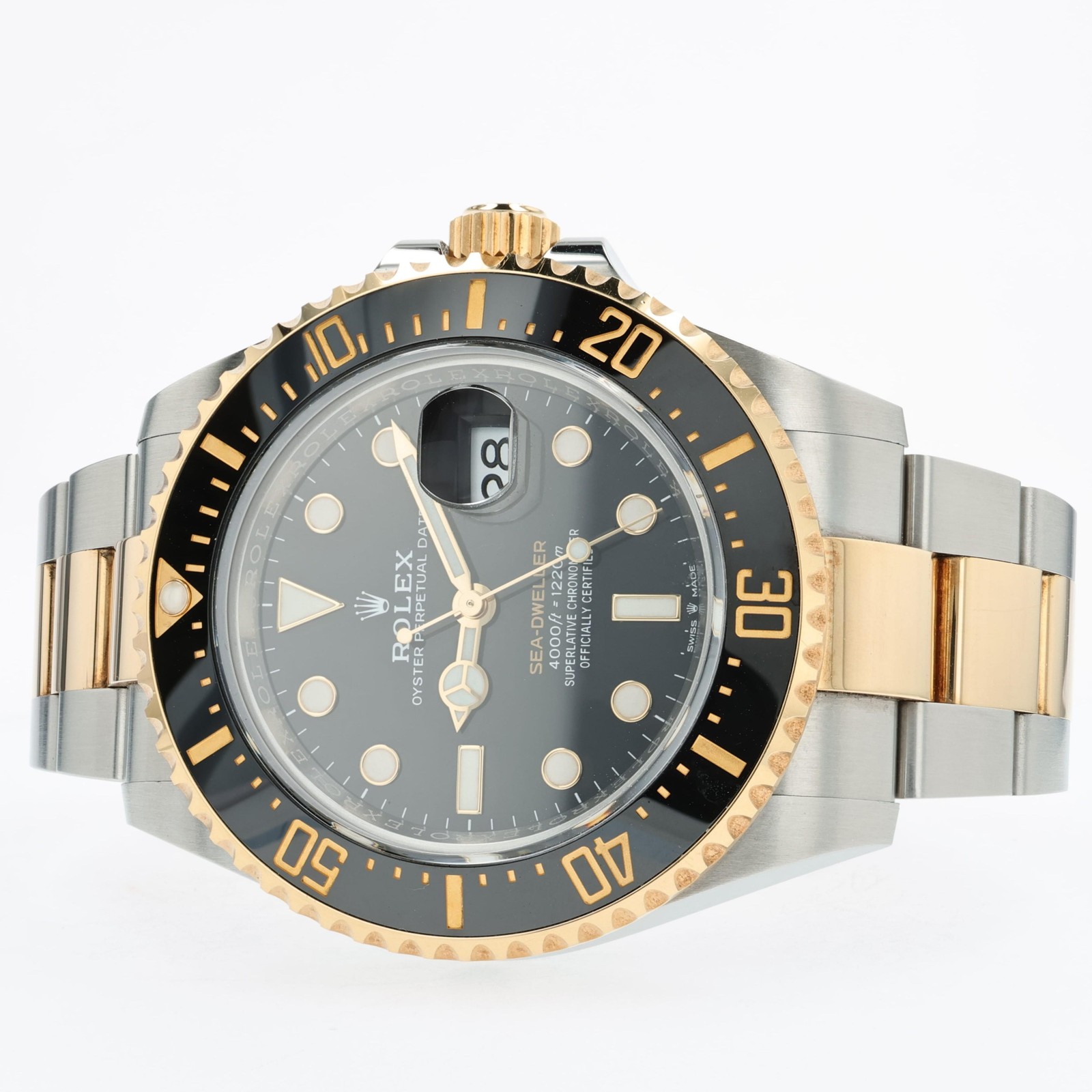 Rolex Sea-Dweller 43mm Black Dial 18kt Yellow Gold & Stainless Steel 126603