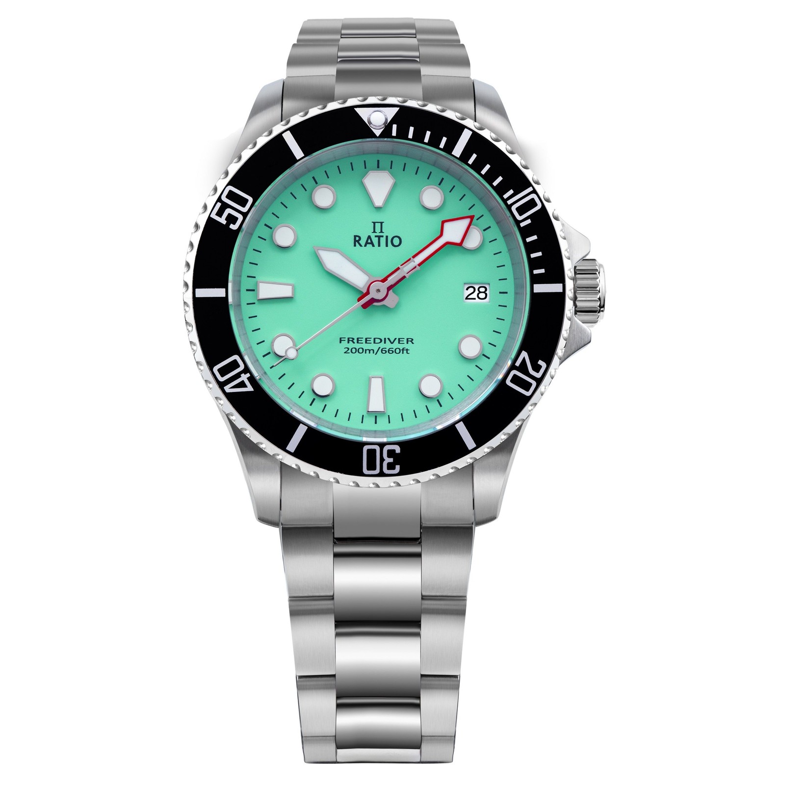 Ratio FreeDiver Green Dial Quartz Analog Diver’s RTF039 200M Men’s Watch