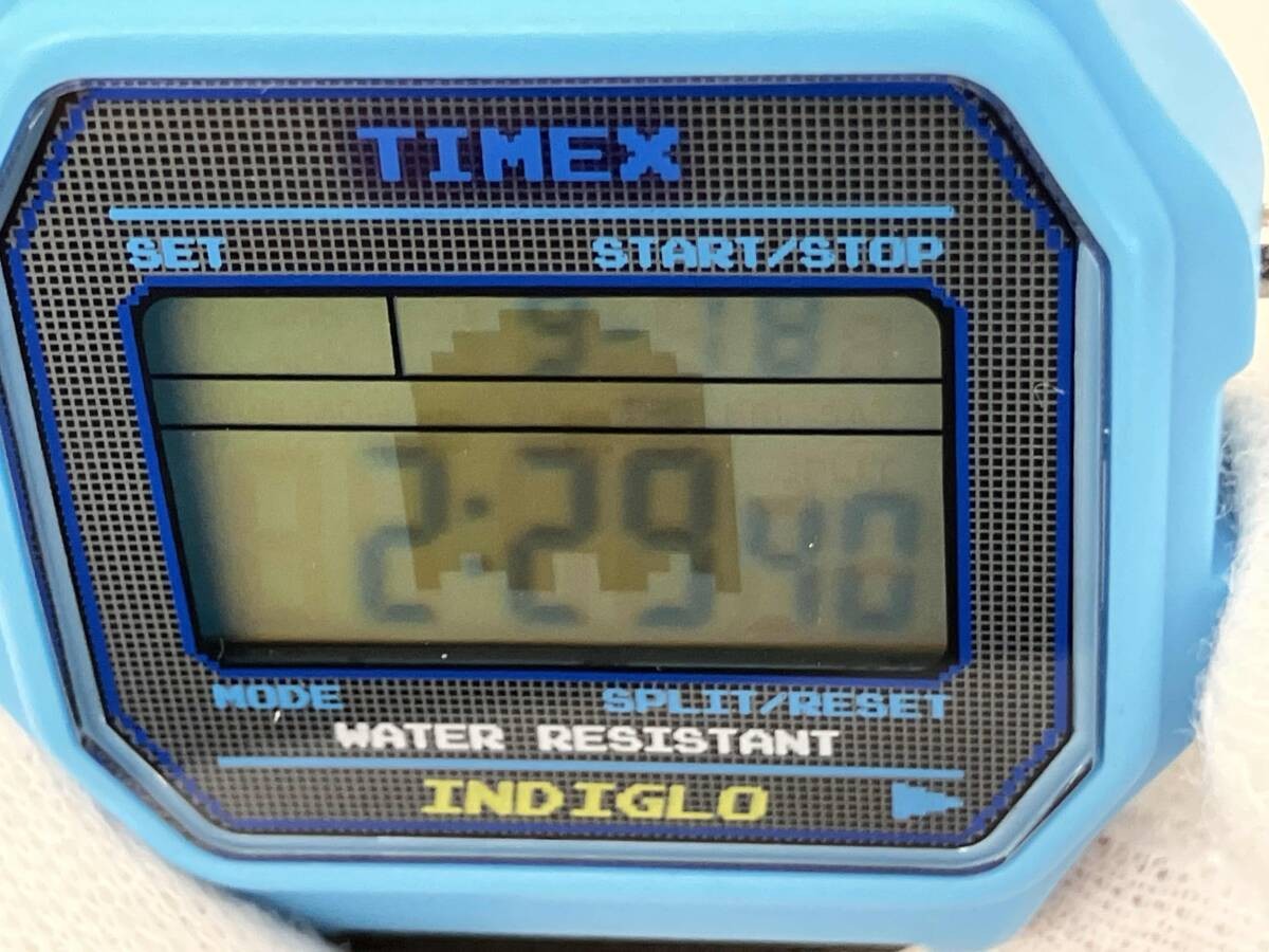 TIMEX Quartz M555 TW2V94100 Pac-Man Collaboration Used Watch Excellent condition