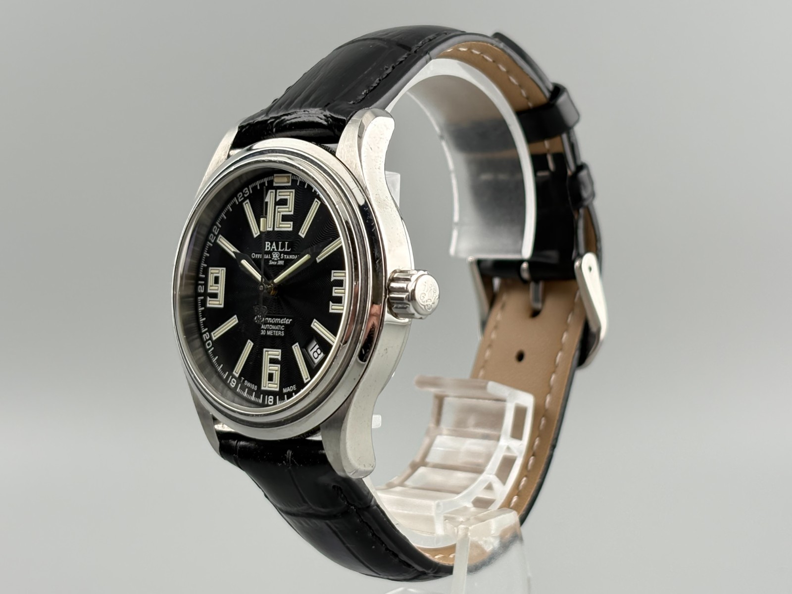 Ball Trainmaster NM1038D Date Black Automatic Men’s Watch