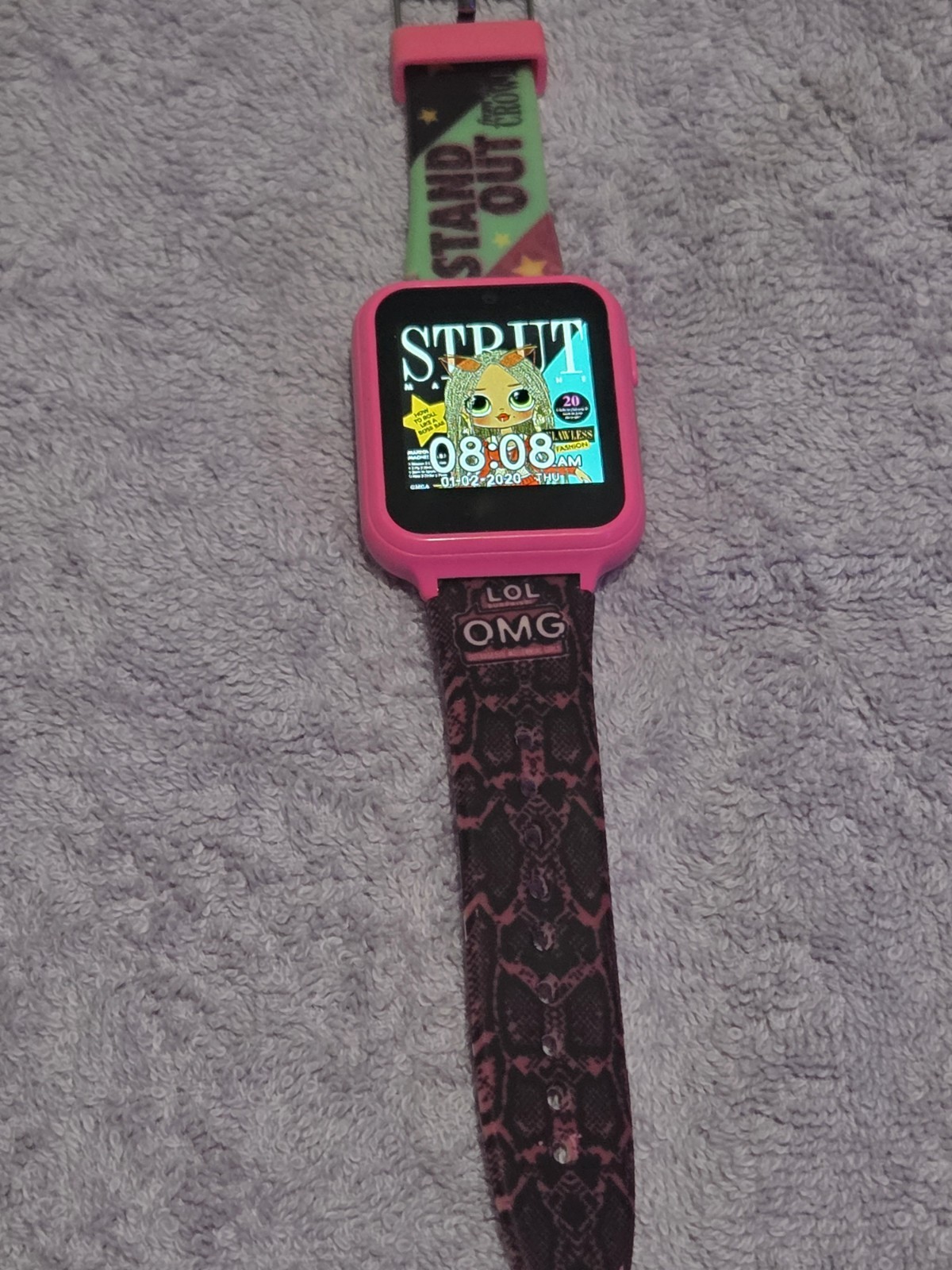 LOL Surprise OMG Blue Pink Interactive Kids Watch Games Camera Video TouchScreen