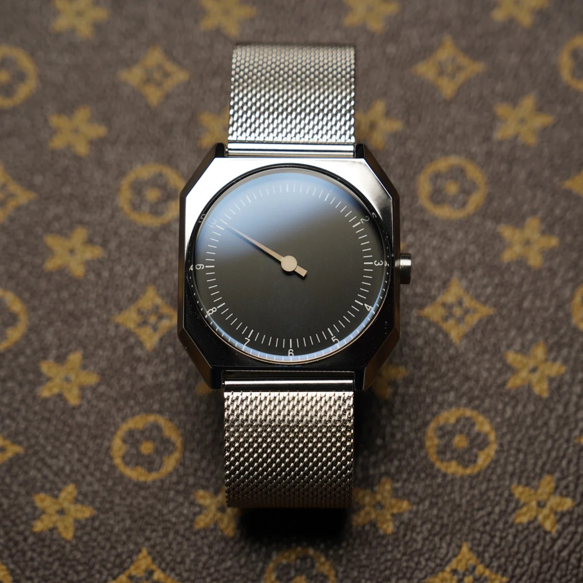 SKU Retro One Pointer Watch for Men – Vintage Style Square Quartz Watch