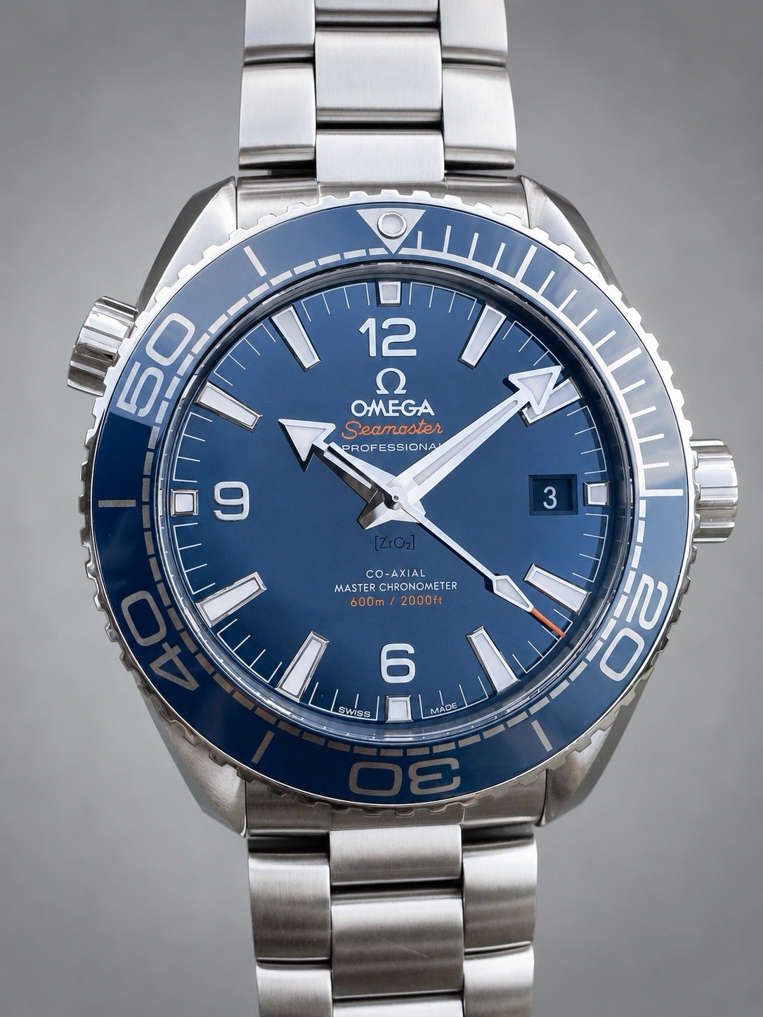 OMEGA Seamaster Planet Ocean 600M Blue Dial 215.30.44.21.03.001