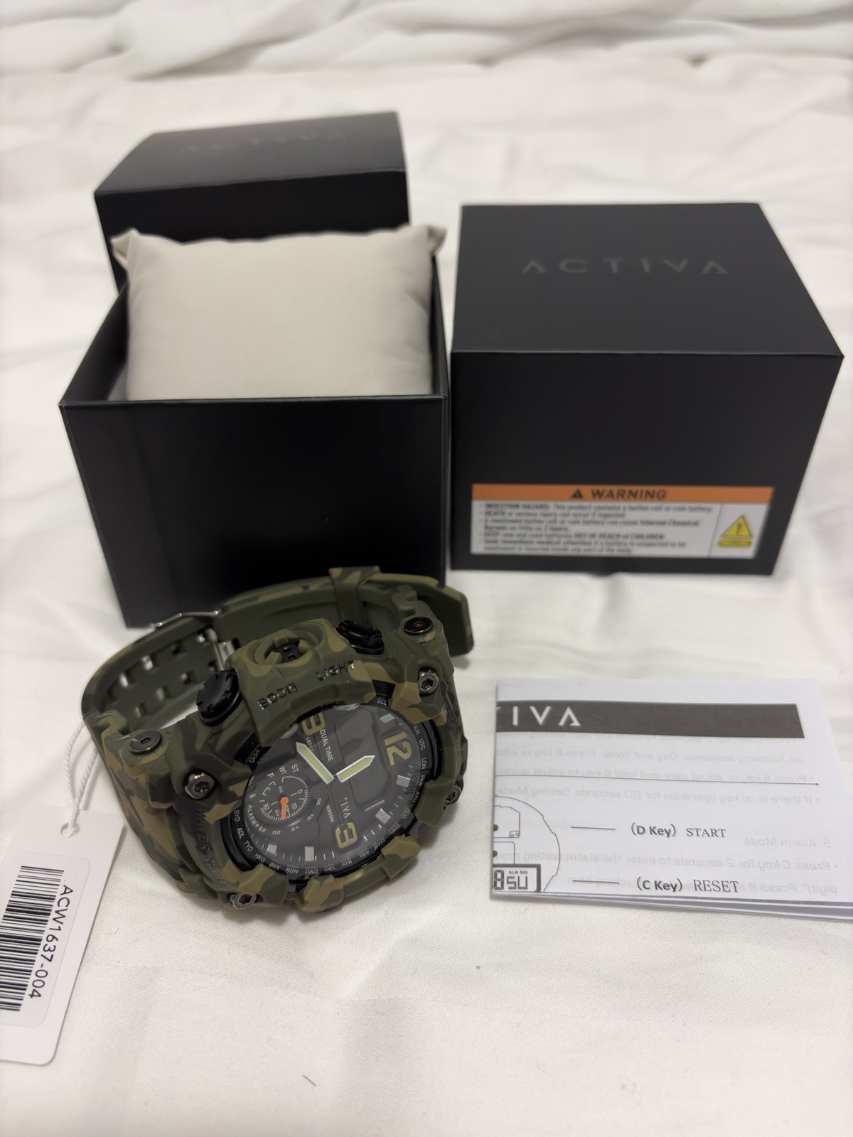 Activa X Invicta BlackOps Digital Men’s Watch – 56mm ACW1637-004 (NEW) Camo