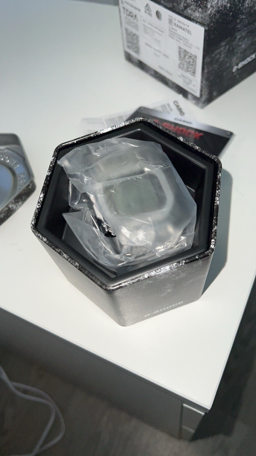 Casio G-Shock GMW-B5000D-1ER Solar-Powered Bluetooth Watch with Steel Case