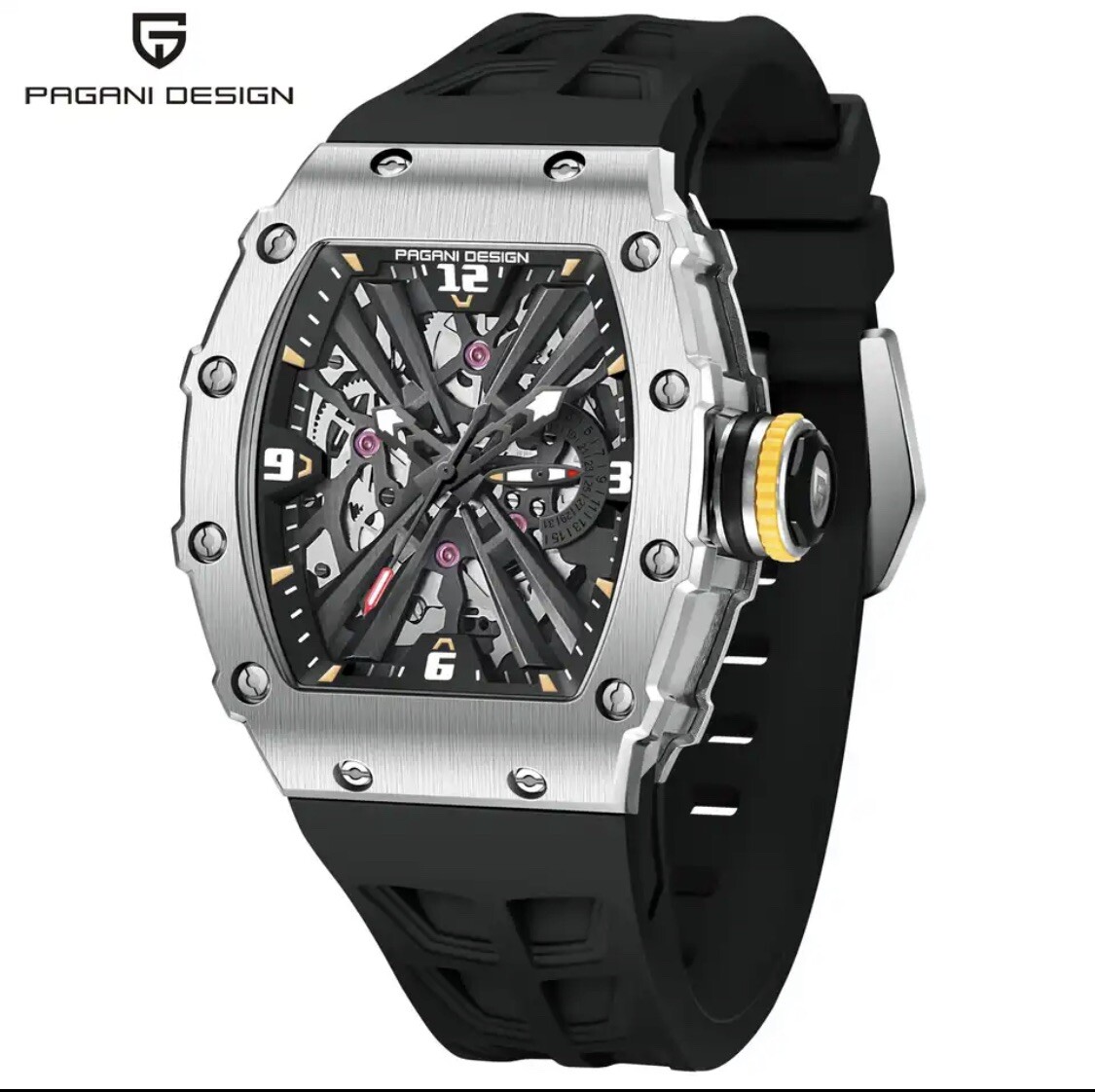 Pagani Design (PD-1738) Seiko VH65 Mechaquartz Sapphire Crystal Sports Watch