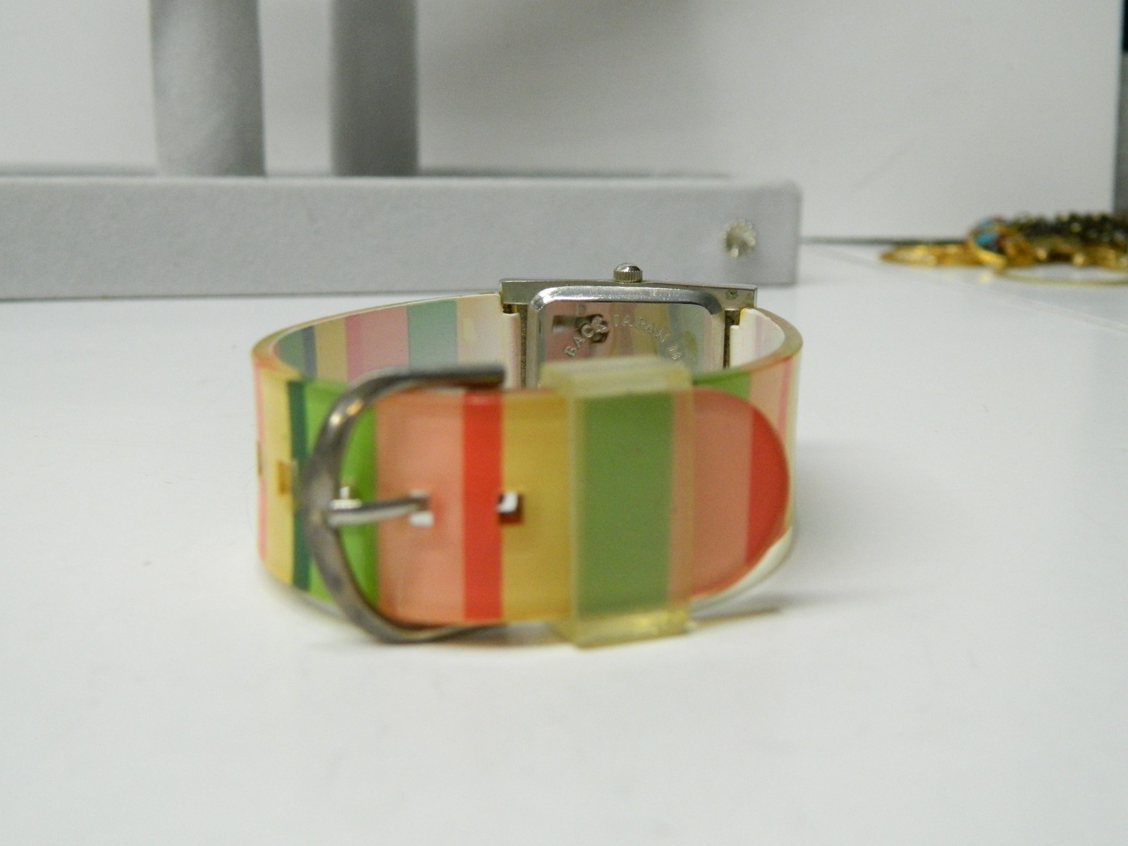 LGP silver tone with plastic multicolor brand Women’s Watch