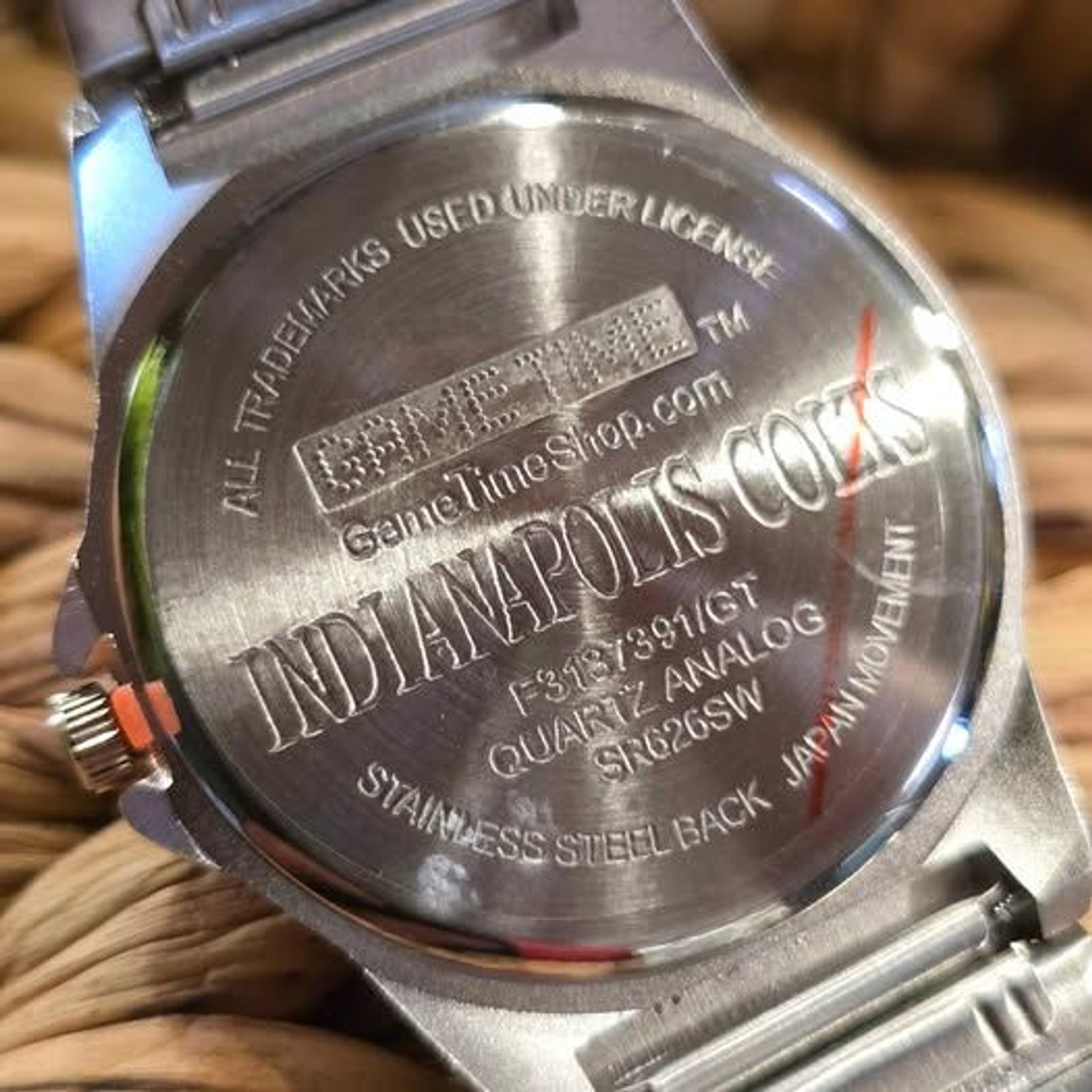 Game Time Indianapolis Colts Men’s Quartz Watch
