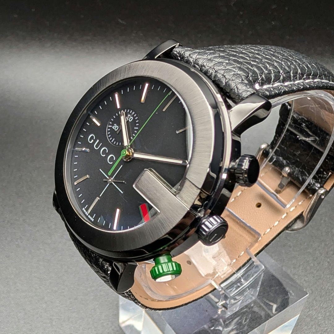 GUCCI G Chrono Small Seconds Quartz Black Men’s Watch 101M