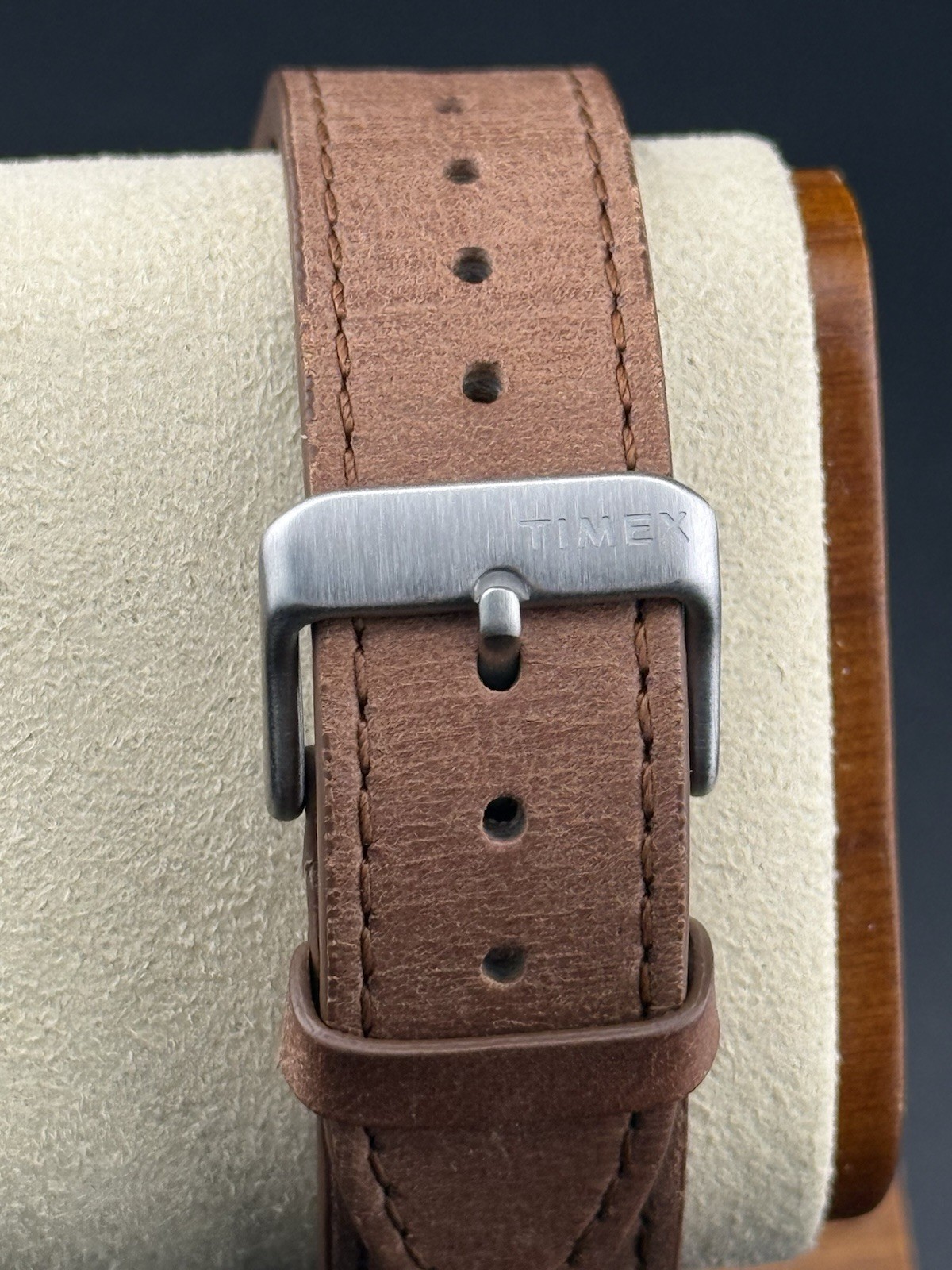 Timex Q Chronograph – Cream Dial Panda Watch
