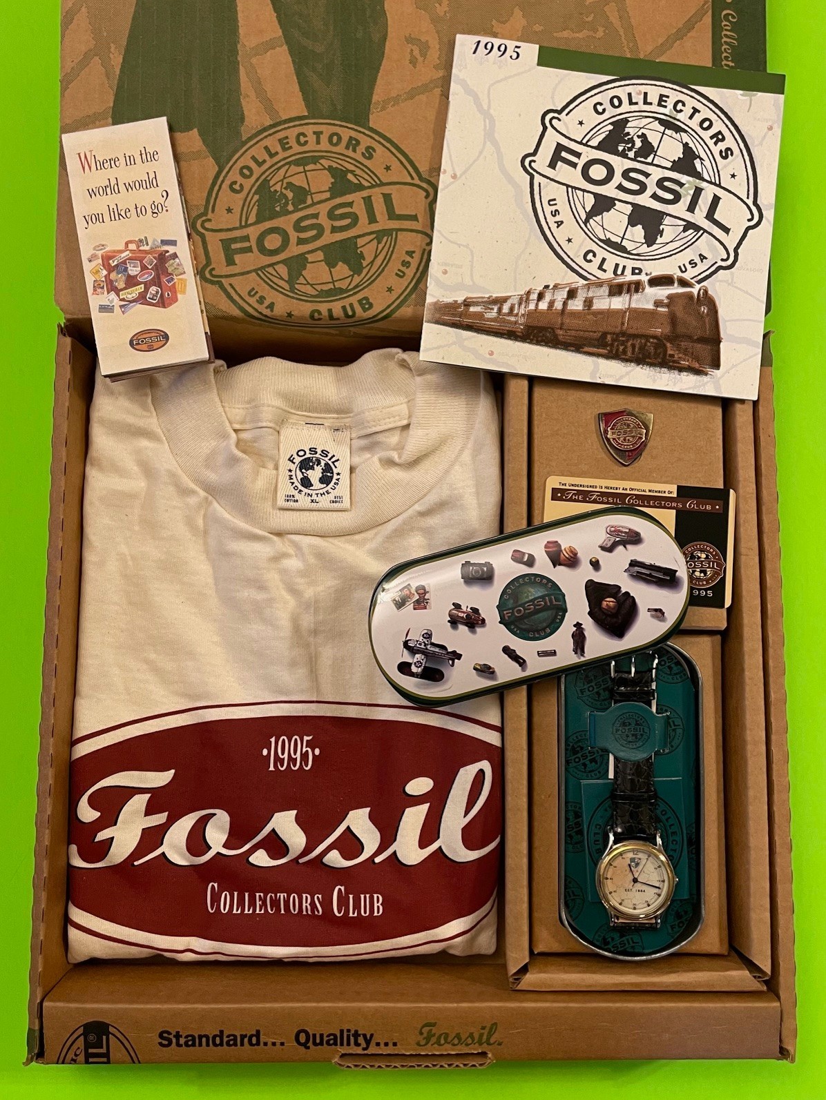 FOSSIL 1995 Collectors Club WATCH