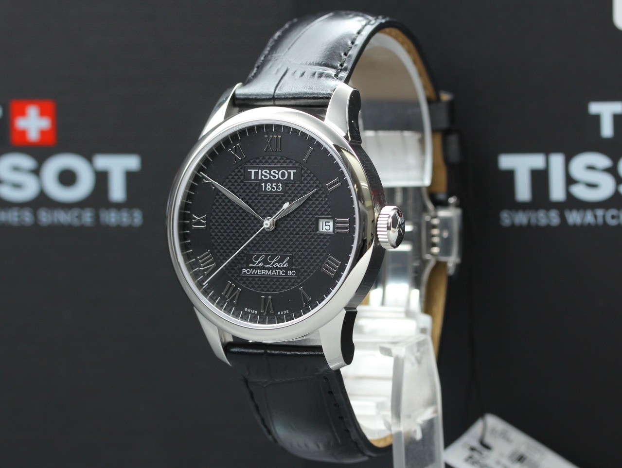 Tissot Le Locle Powermatic 80 T006.407.16.053.00 Automatic 39mm Black Dial Box