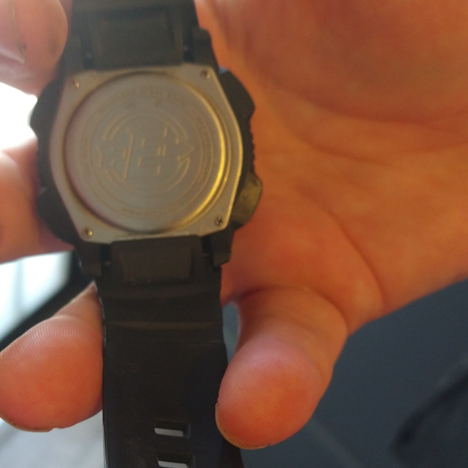Unisex Adults Wristwatch with Black Band Strap and Silver Case Color