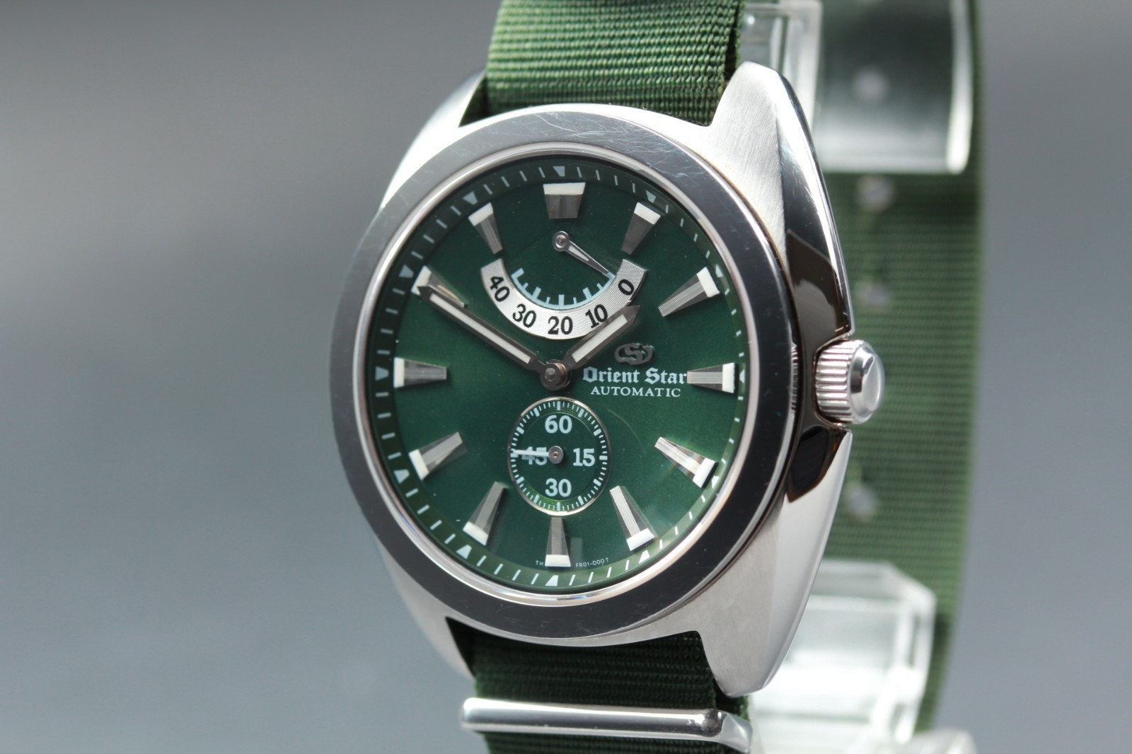 [NEAR MINT] Orient Star FR01-C0 CA Green Dial Power Reserve Automatic Mens Watch