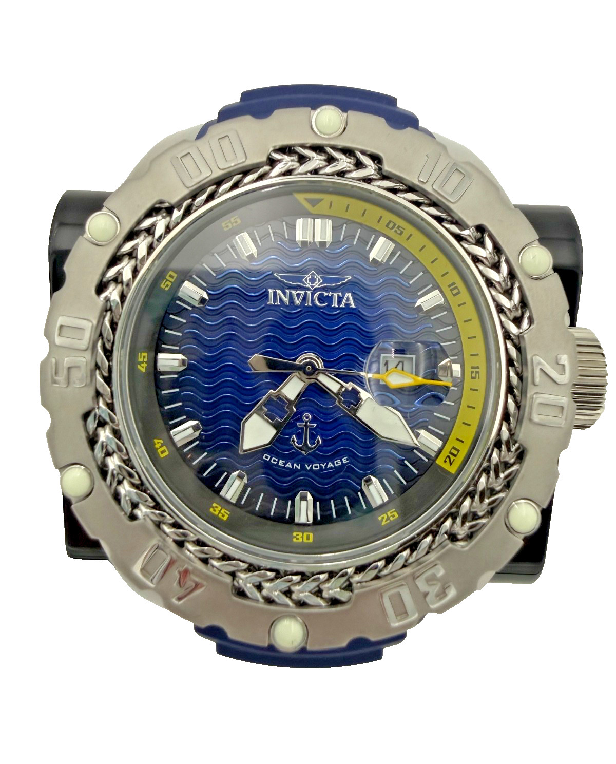 Men’s Watch Invicta Ocean Voyage Model 48017 Stainless Steel Case Size 51.50mm