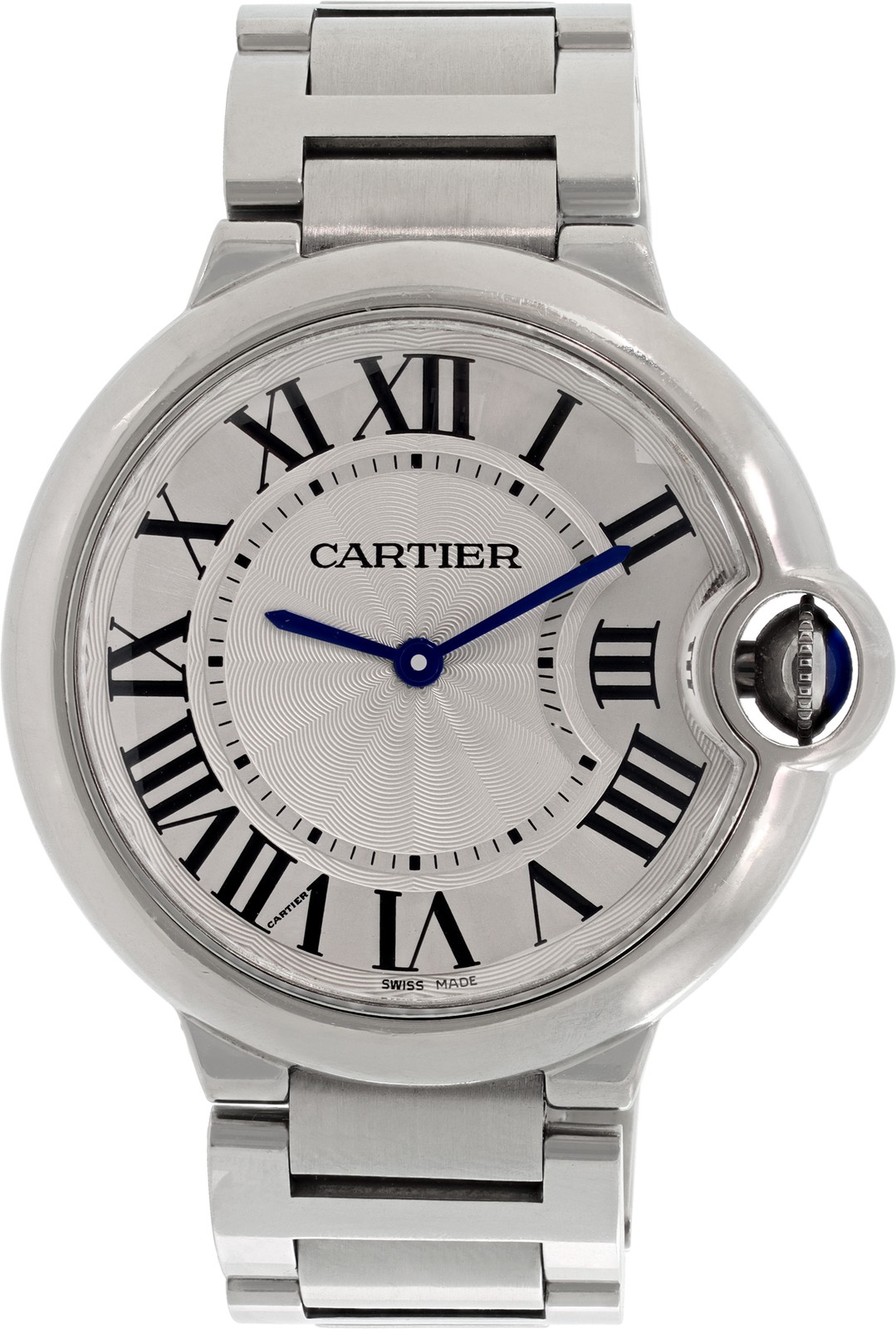Cartier Ballon Bleu W69011Z4 Stainless Steel Off White dial 36mm Quartz