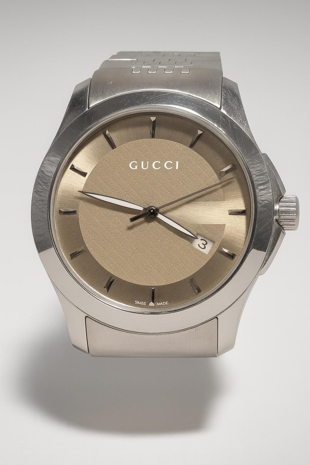 GUCCI Gent’s Wristwatch 126.4 G TIMELESS (CJL061126),USED,NO BOX OR PAPERS,