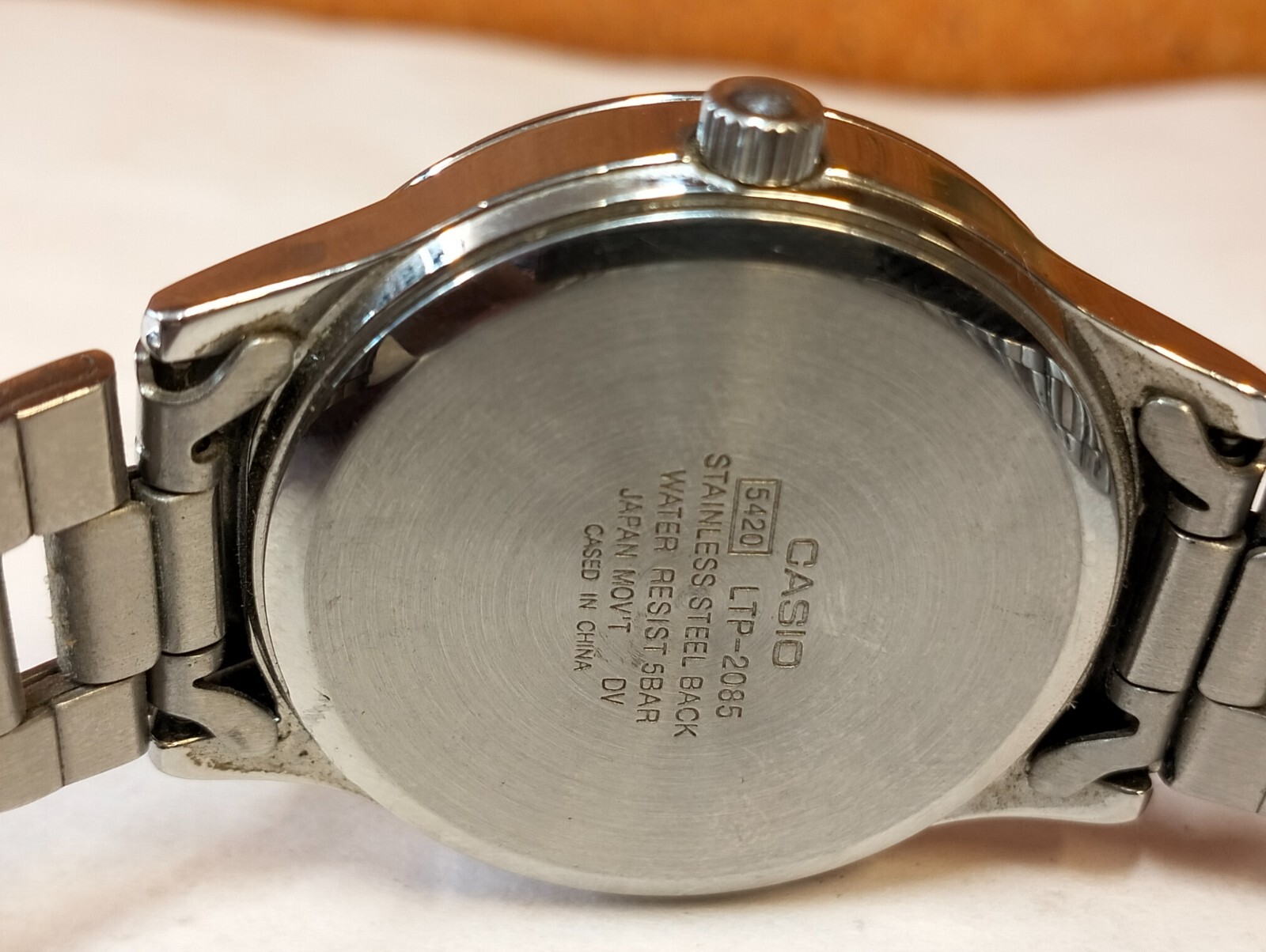 MULTIFUNCTION QUARTZ WHITE DIAL LTP-2085 JAPAN WOMEN’S FULL WORK ALL ORG.