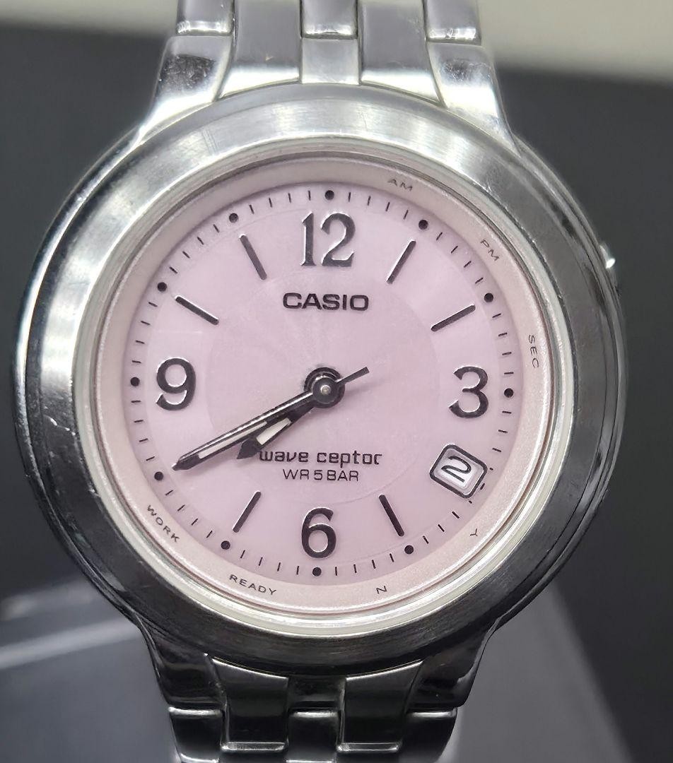 [Tested and working] Casio Radio-Controlled Solar LWQ-120 Women’s Watch Pink