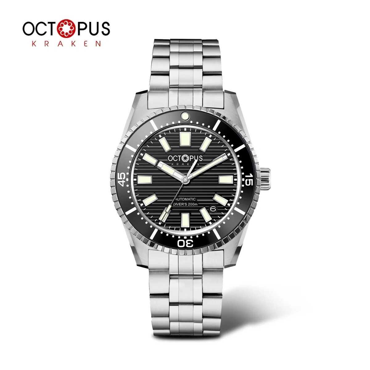 OCTOPUS KRAKEN NH35 Automatic Men Watch 200M Diver C3 39.5mm 316L 660FT 007 V2