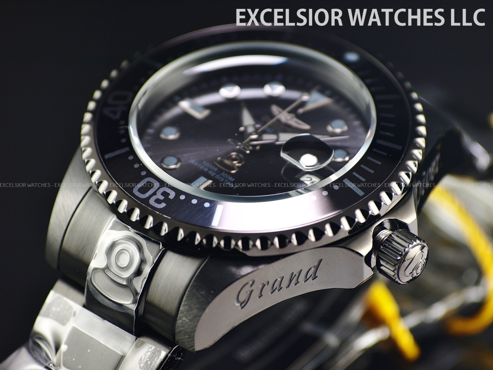 New Invicta 47mm Grand Diver NH35A Automatic Men’s All Black Combat Watch RARE