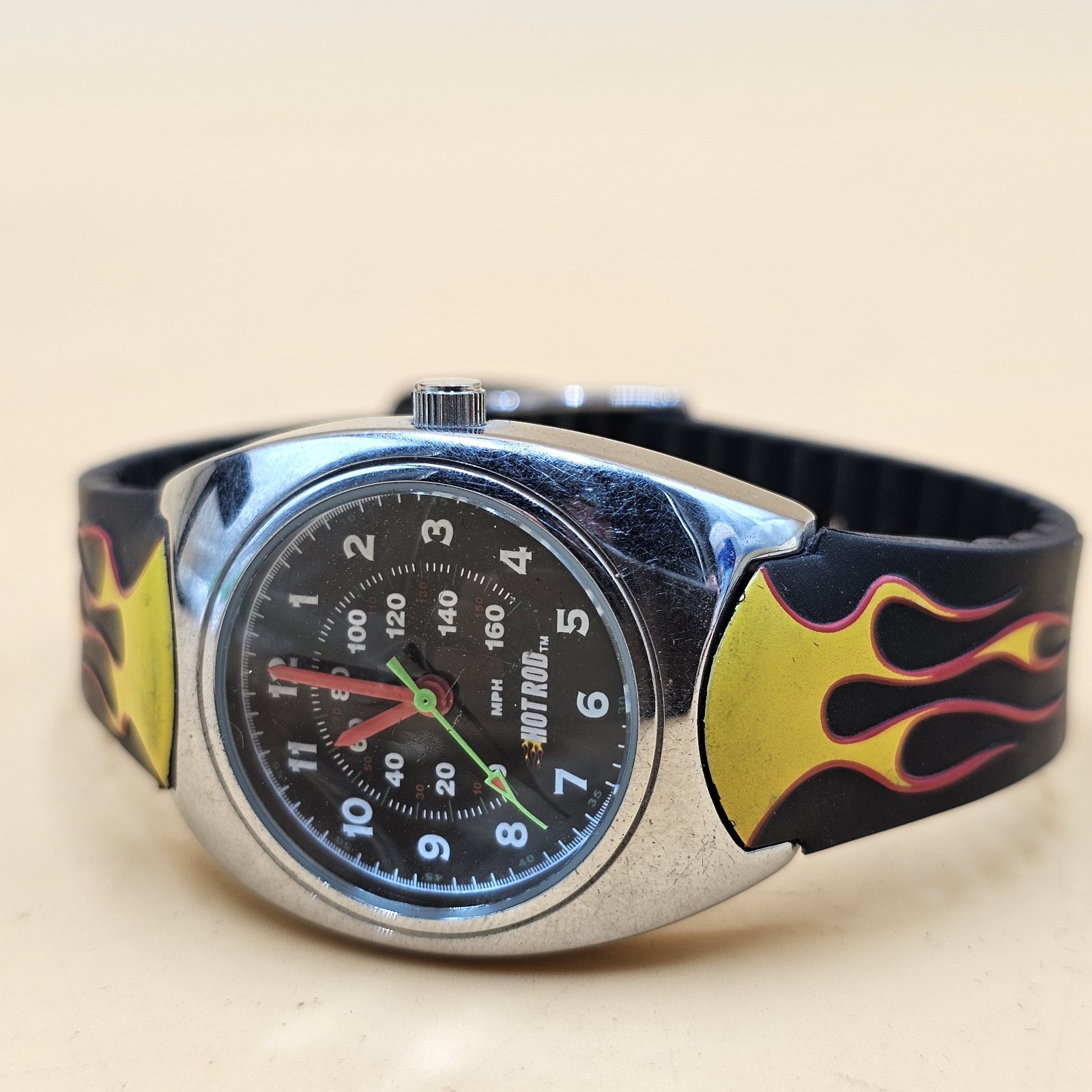 RARE 2004 Hot Rod Magazine Mens Speedometer Watch New Battery Runs Great