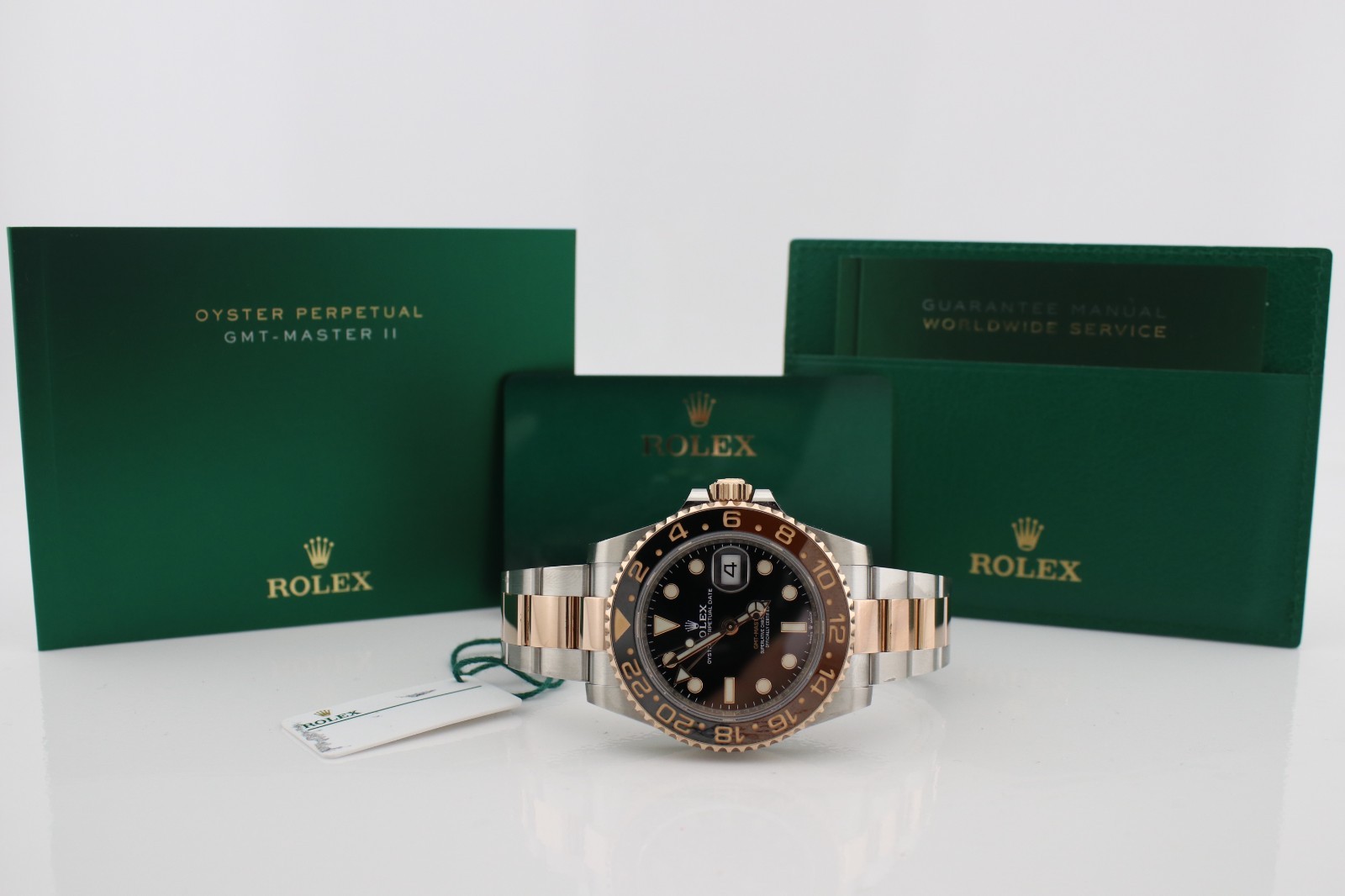 Rolex 2021 GMT-Master II RootBeer 18k Rose Gold and Steel 126711CHNR