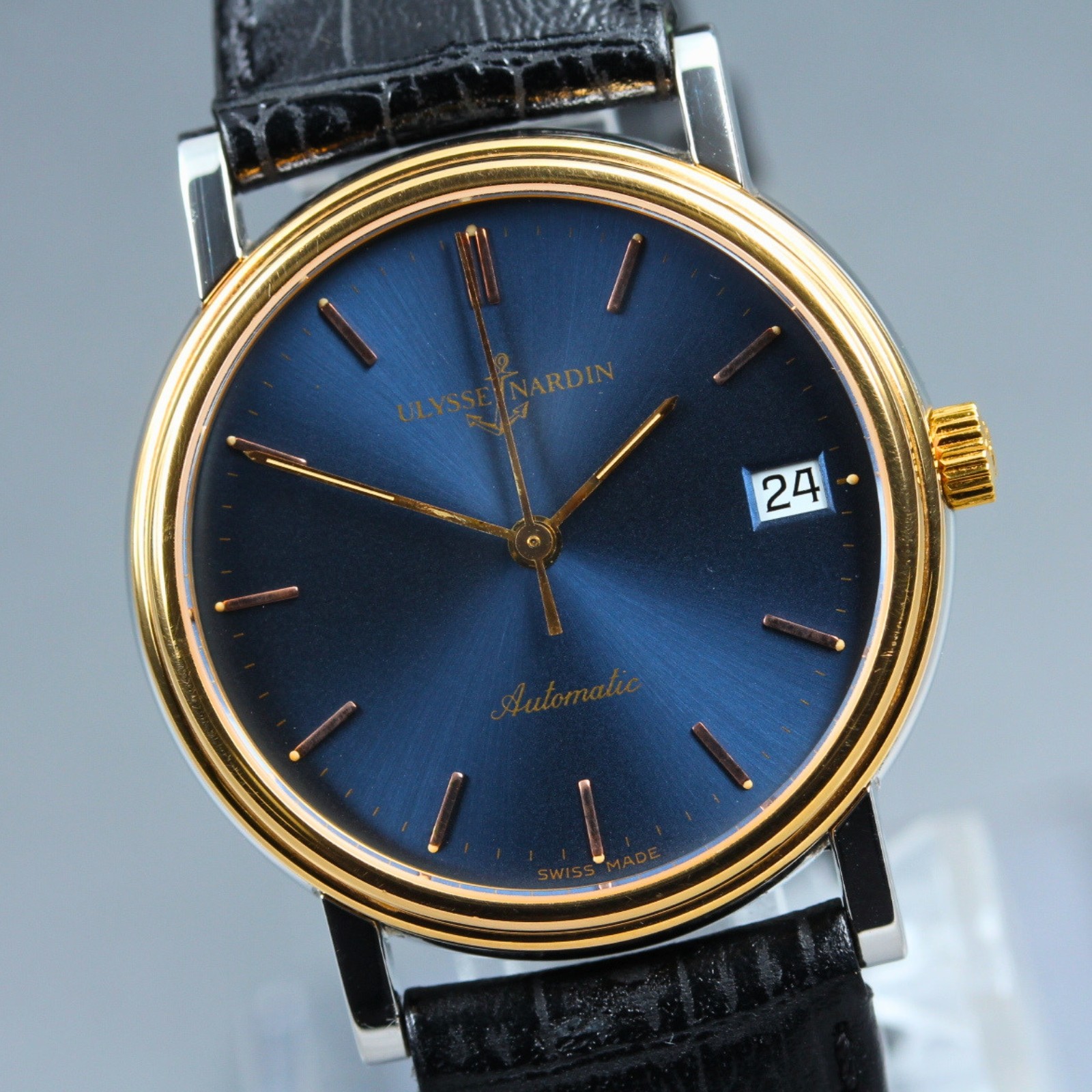 ULYSSE NARDIN Sansheer 135-22 Men’s Automatic Watch 33mm Blue Dial