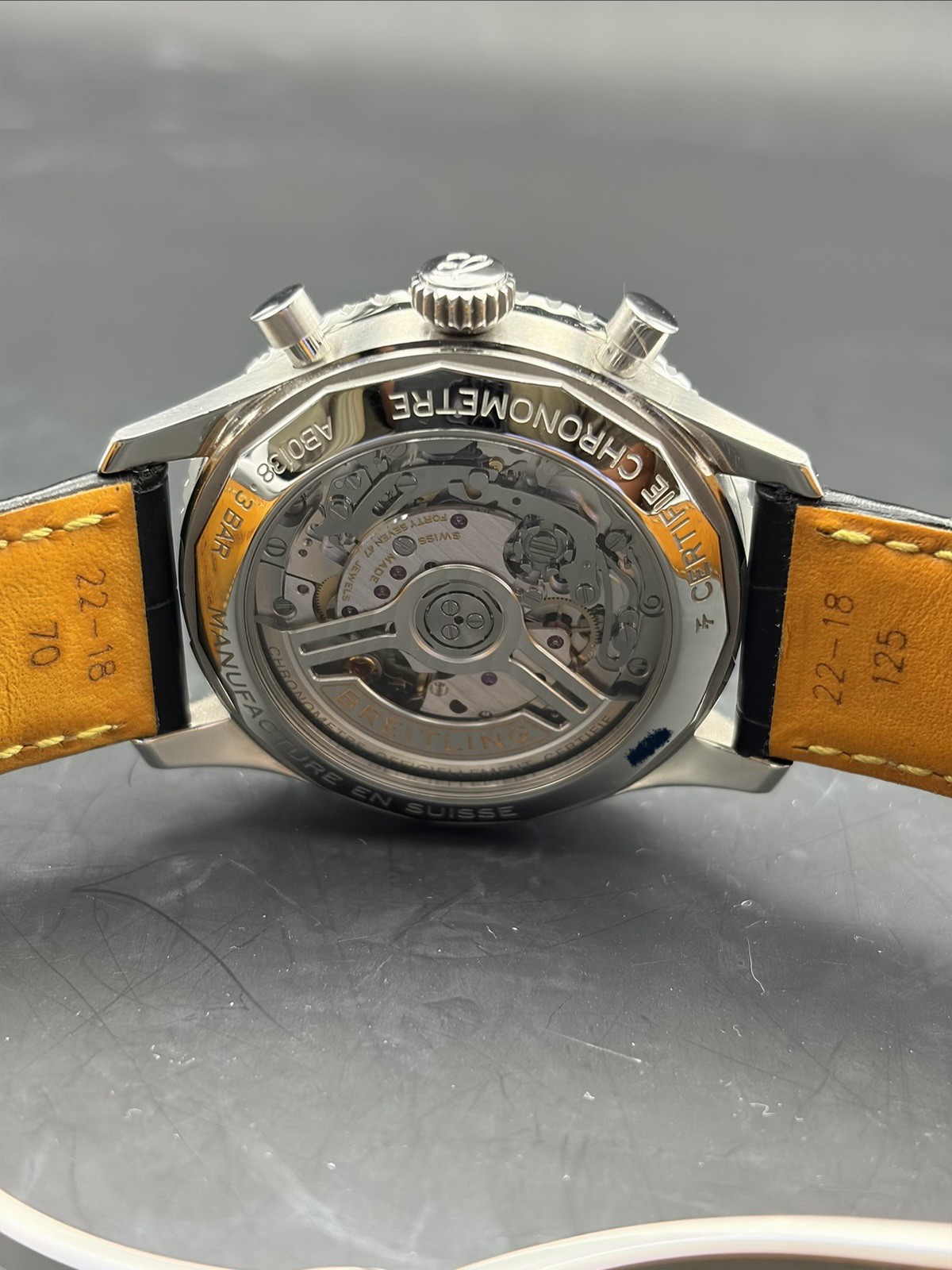 Breitling Navitimer B01 Chronograph 43mm AB0138241C1P1 Ice Blue Dial Warranty