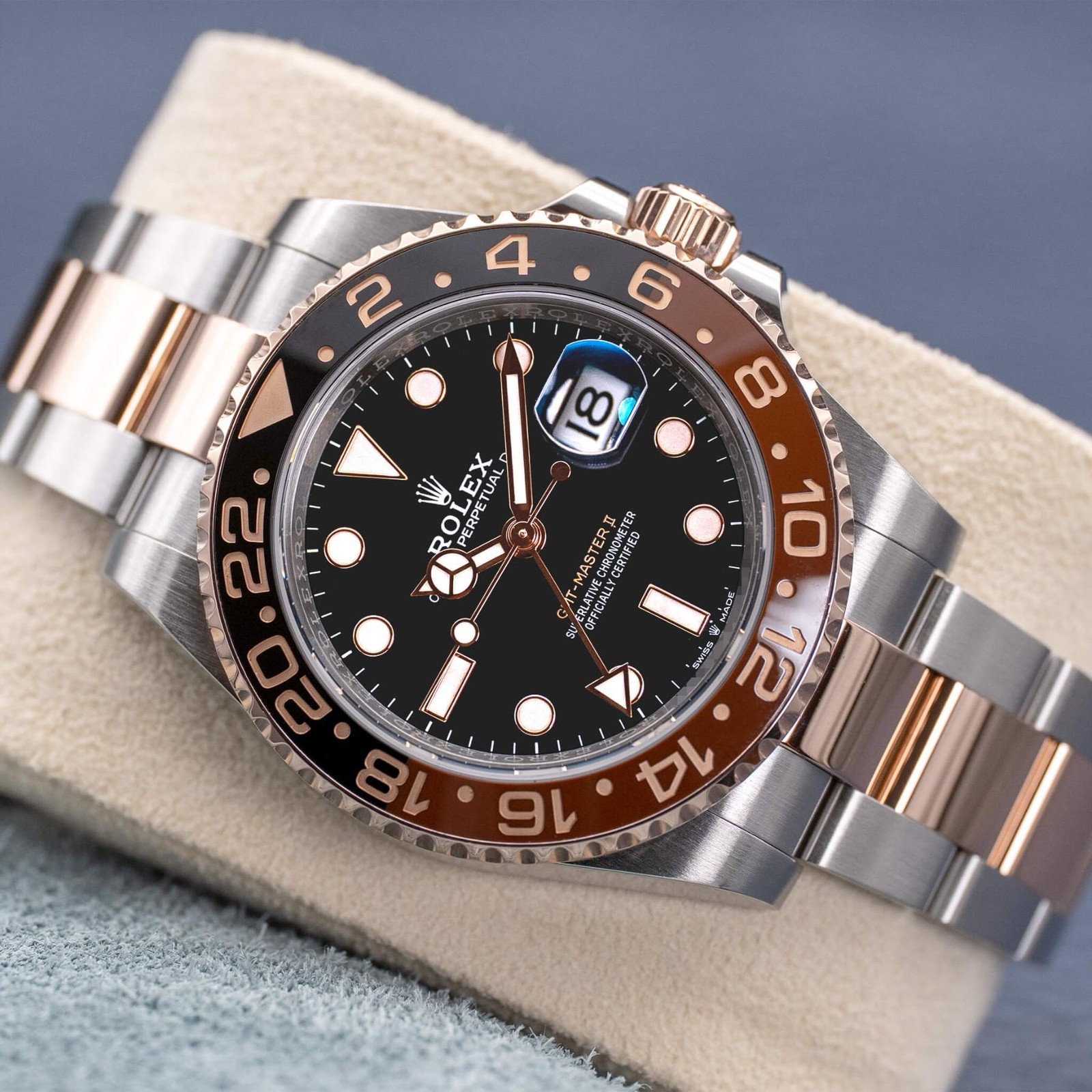 Rolex GMT Master II 126711CHNR “Rootbeer” 40mm Box & Papers