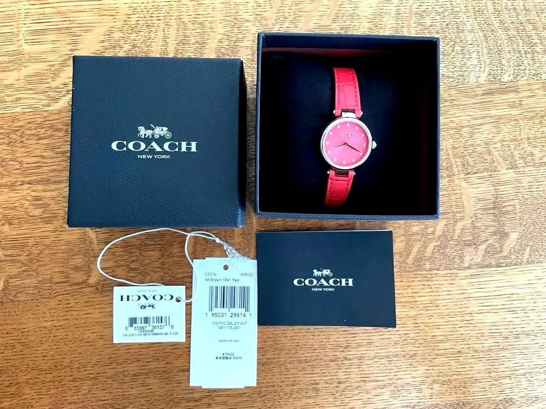 COACH Women’s Watch Red