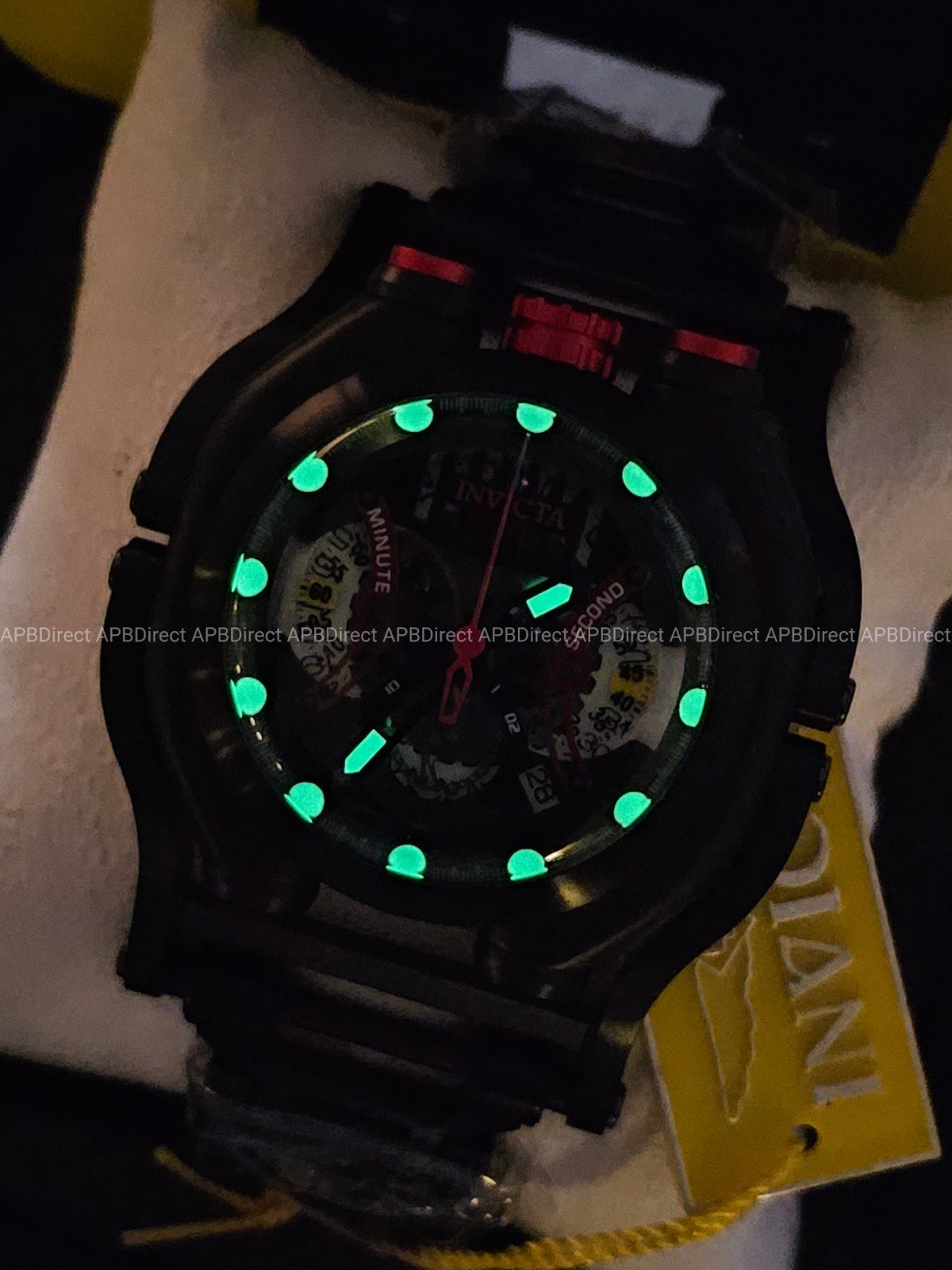 Invicta 🌊 SEA HUNTER – Hinged Case Spinning Dials – Chronograph mens watch