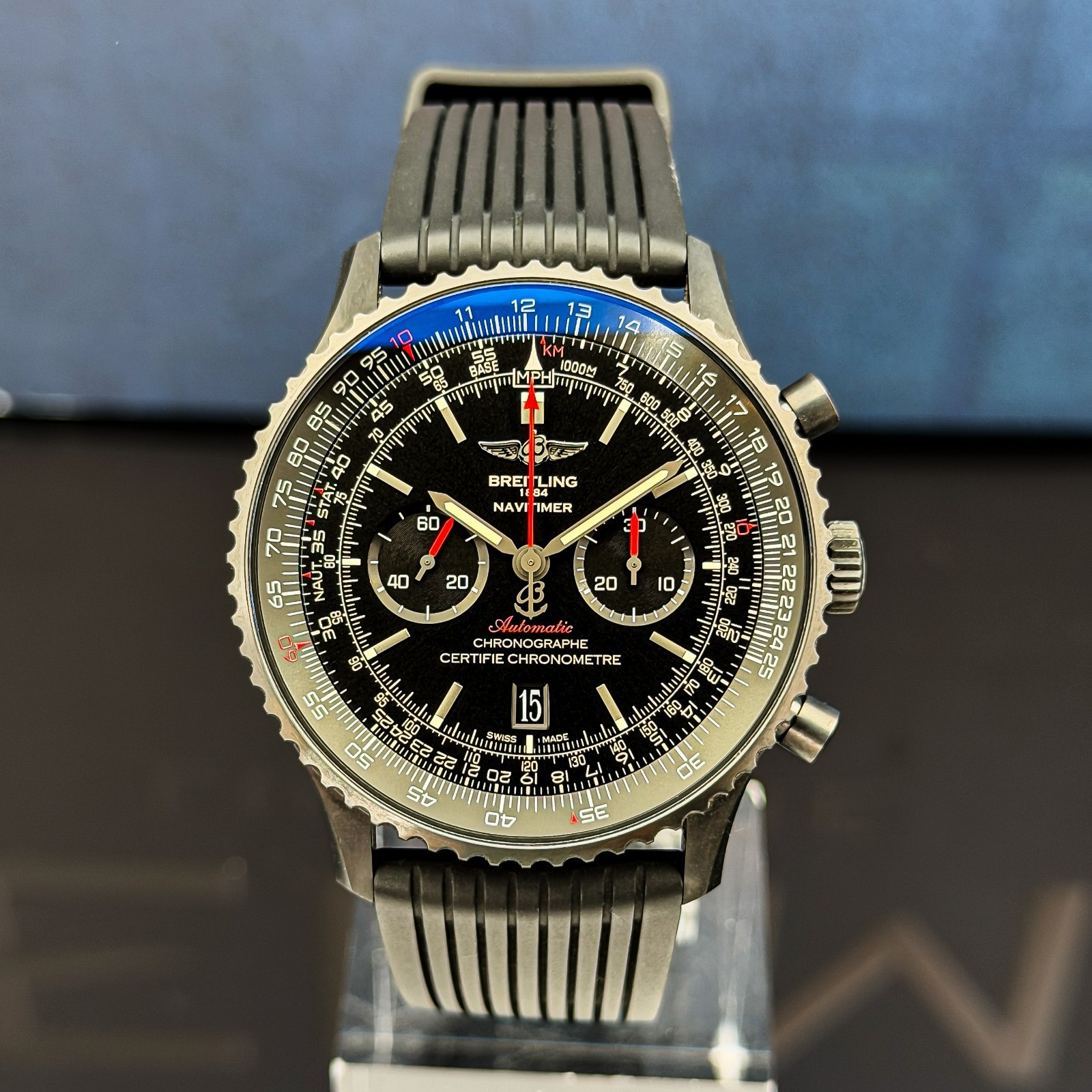 Breitling Navitimer 01 46 MB012822 Black Dial Chronograph Full Set 2016