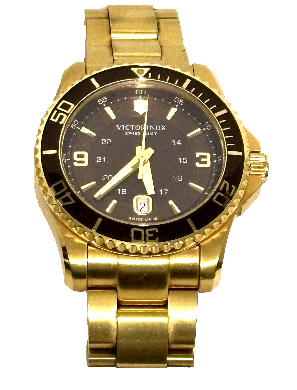Swiss Army Victorinox Maverick Stainless Steel Watch 241607 – Good