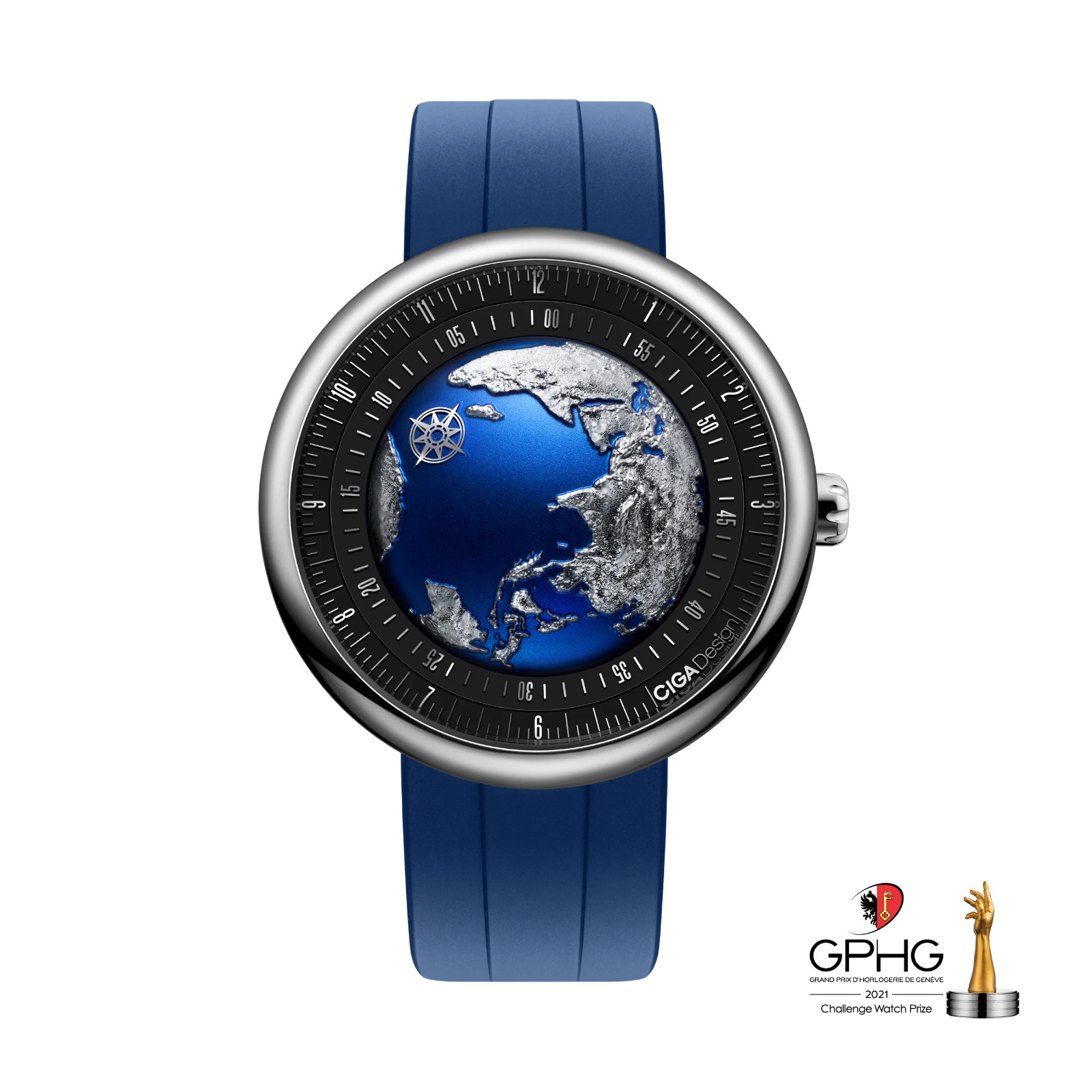 CIGA Design Blue Planet II Automatic Mechanical Watch GPHG Winner