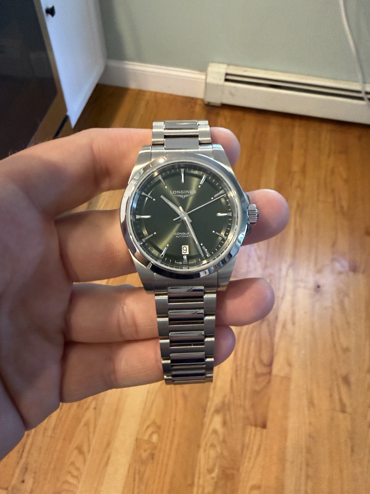 Longines Conquest Automatic 38mm Green Dial Watch L37204026