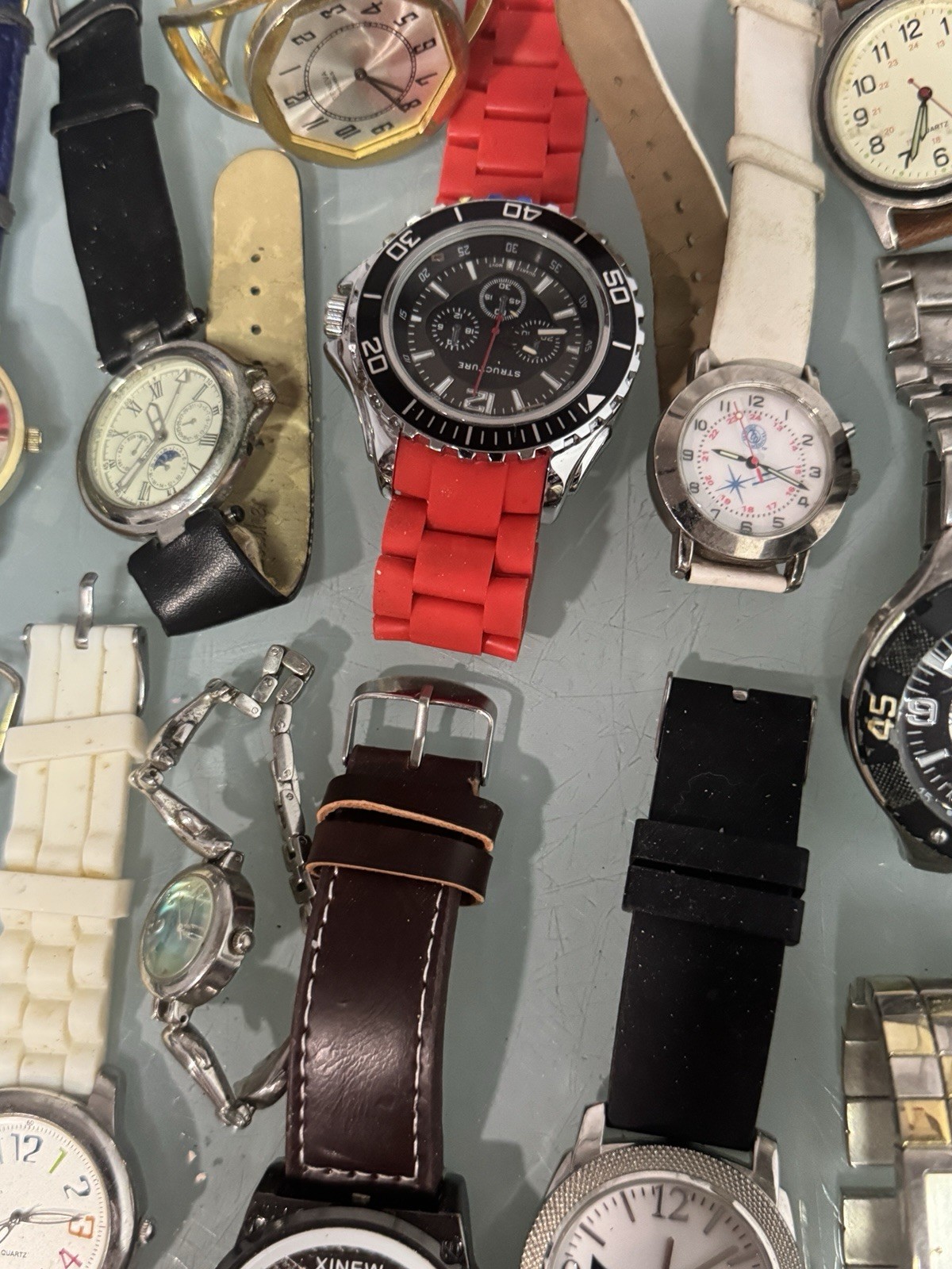 Large Watch Lot Untested 34 Watches