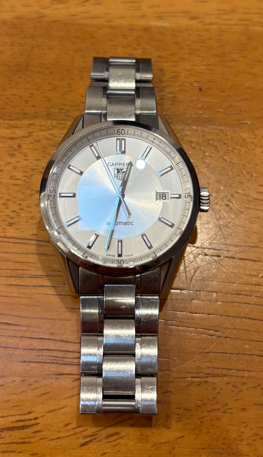TAG HEUER Carrera Calibre 5 WV211A-3.EPA3928 Stainless Automatic Men’s Watch