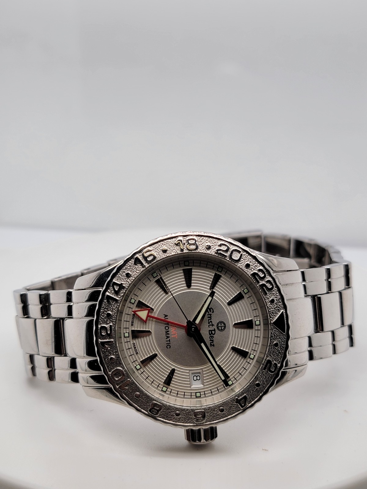 Ernst Benz ETA 2893-2 Swiss Automatic GMT 40mm Stainless Steel Men’s Watch