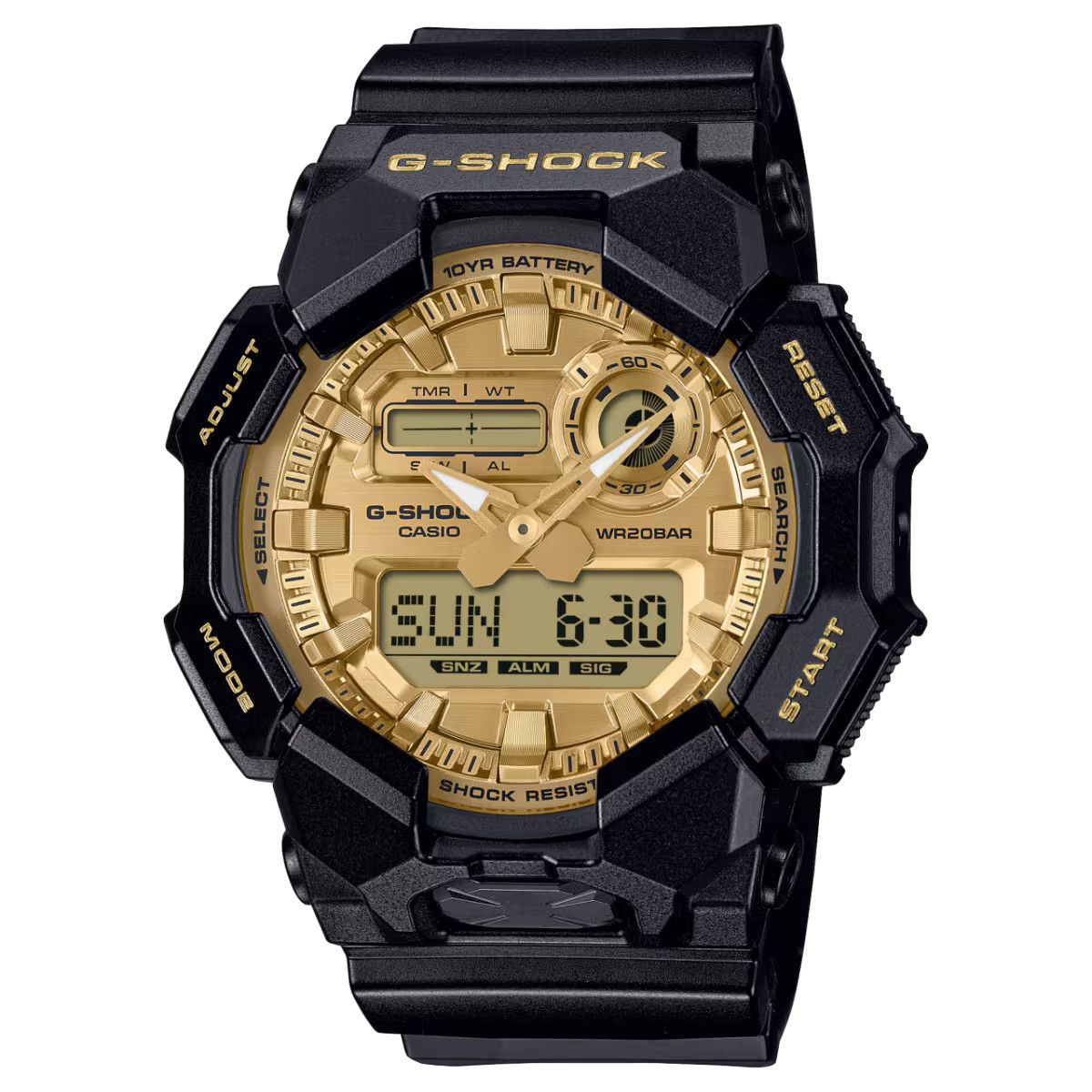 CASIO G-SHOCK GA-010GGB-1A9JF Long Life Battery Black x Gold Men’s watch New