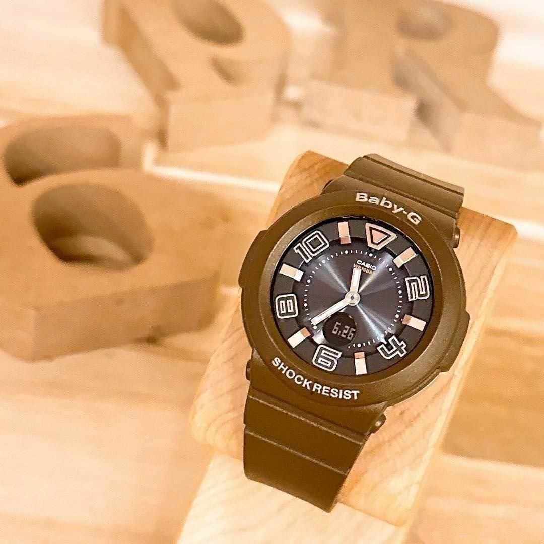 Excellent Condition Casio Baby G Radio Solar Watch BGA 1601 Brown x Black