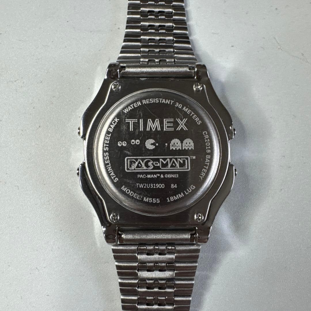 Timex Pac-Man Collaboration Digital Watch Unisex Gold 39mm Quartz Condition