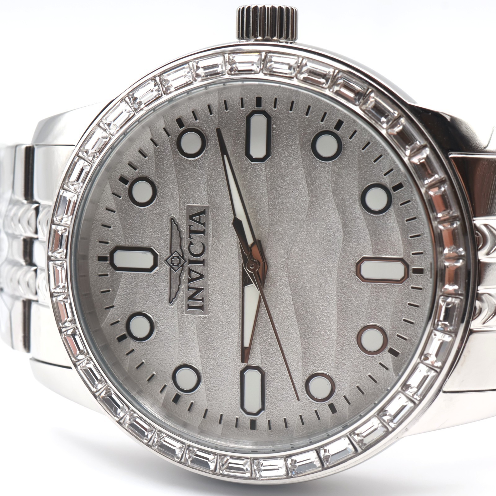 Invicta Men’s 50194 Celestial Quartz PC21 Silver Dial Watch