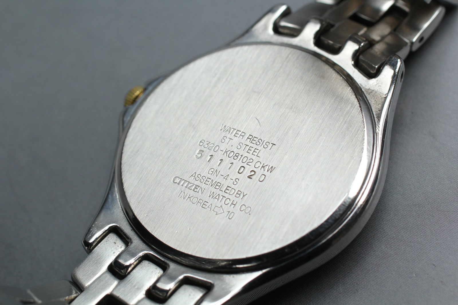 Citizen Junction White Double Face Quartz Watch 6320-K08102 Vintage 1995 JAPAN