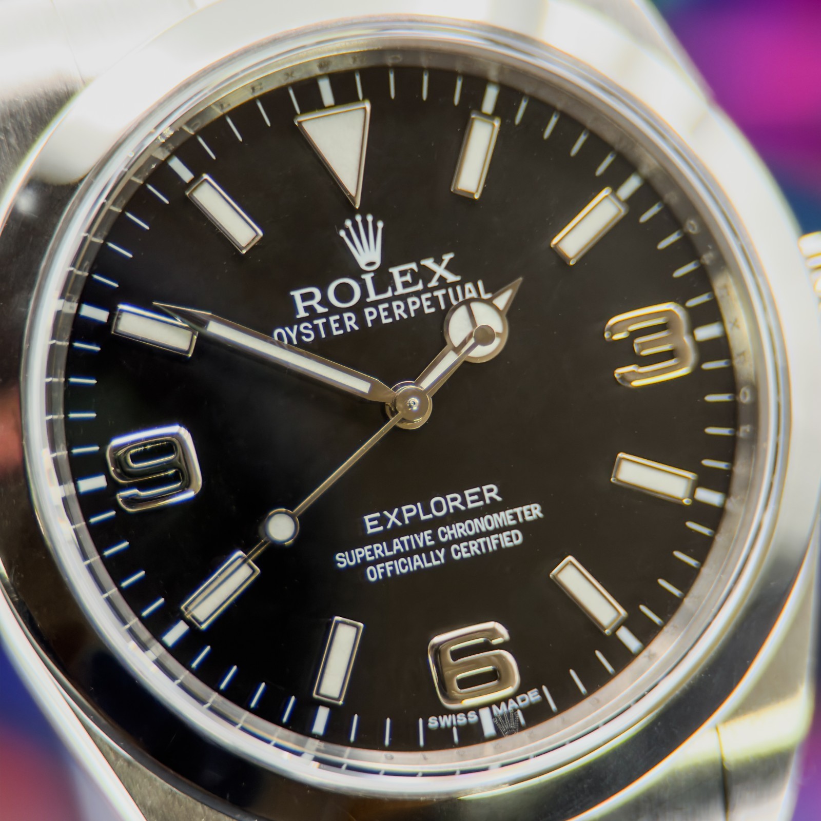 Rolex Explorer 39mm Oyster Bracelet ref.214270 (Full Set) w/ Rolex Warranty!