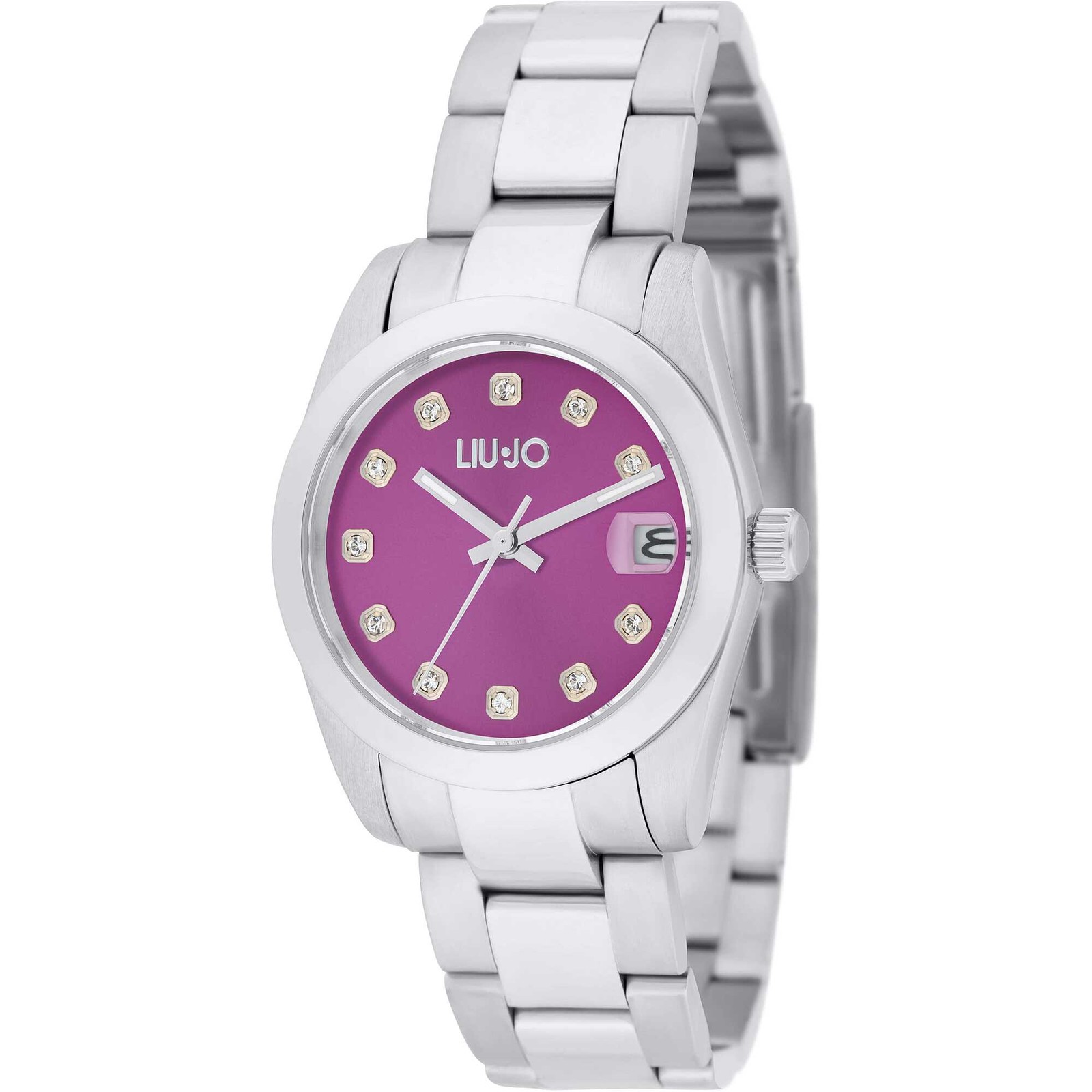 LIU JO Luxury JUNIPER TLJ2391 Purple Steel Bracelet Women’s Watch