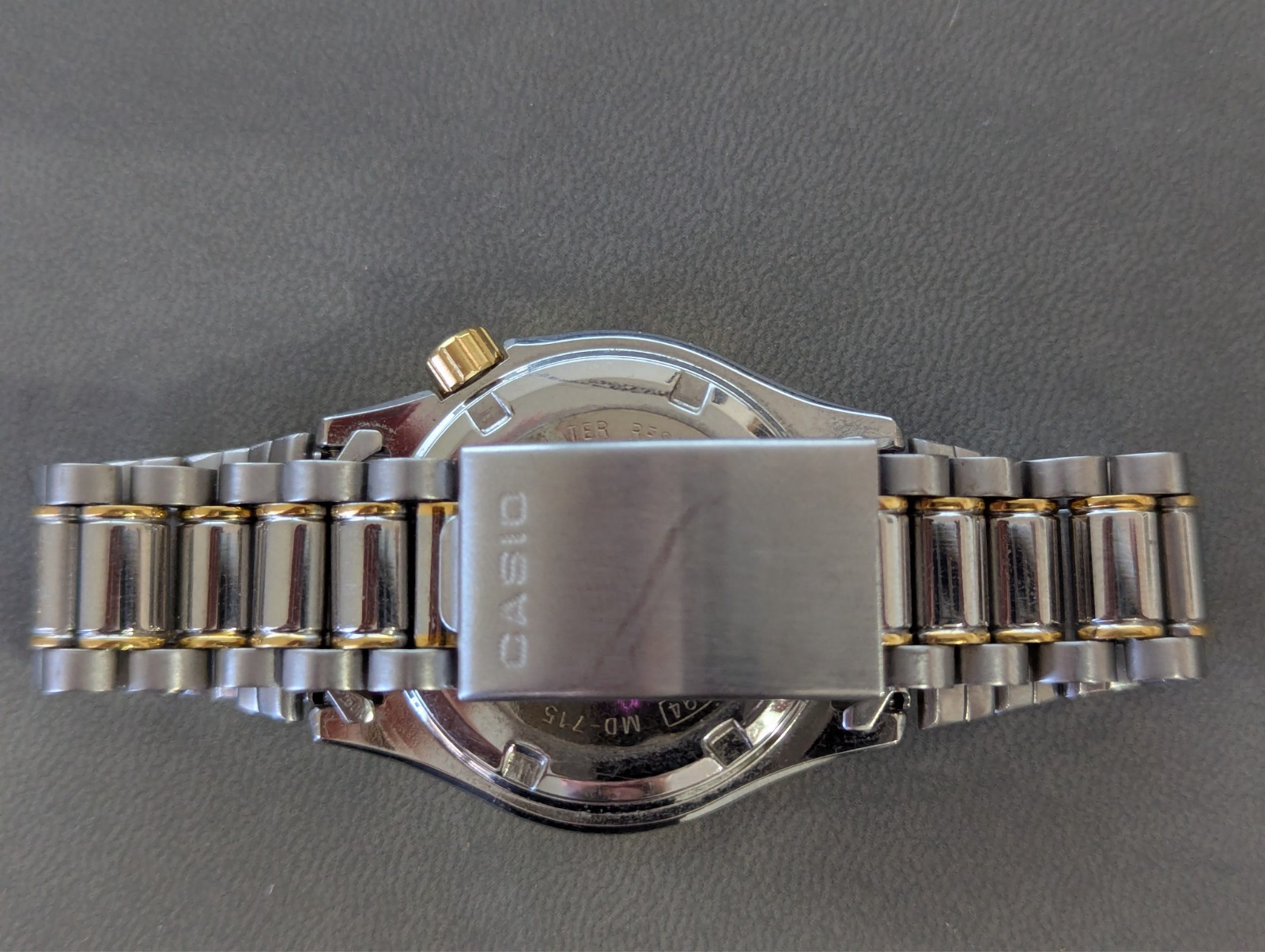 Casio Marlin MD-715 Quartz JDM Diver 36mm S. Steel Bakelite Bezel Kanji