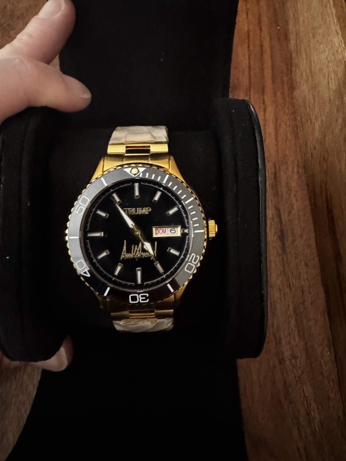 Trump Watch – Fight, Fight, Fight Onyx Gold- Limited Number Produced MAGA /1000