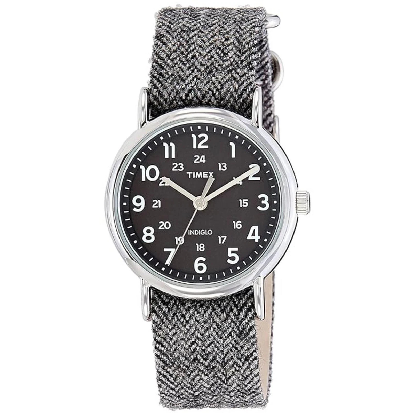 Timex TW2P72000, Unisex Weekender Fabric Watch, Indiglo, 38MM Case, NEW
