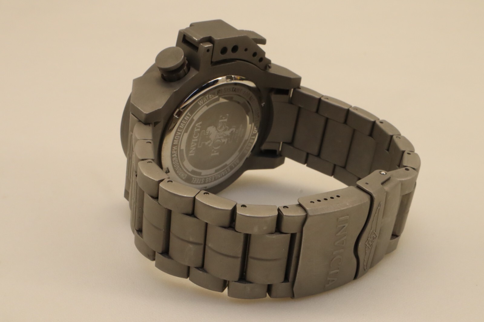 Invicta 18698 I-Force Bomber Chronograph Watch Gunmetal 50mm #162